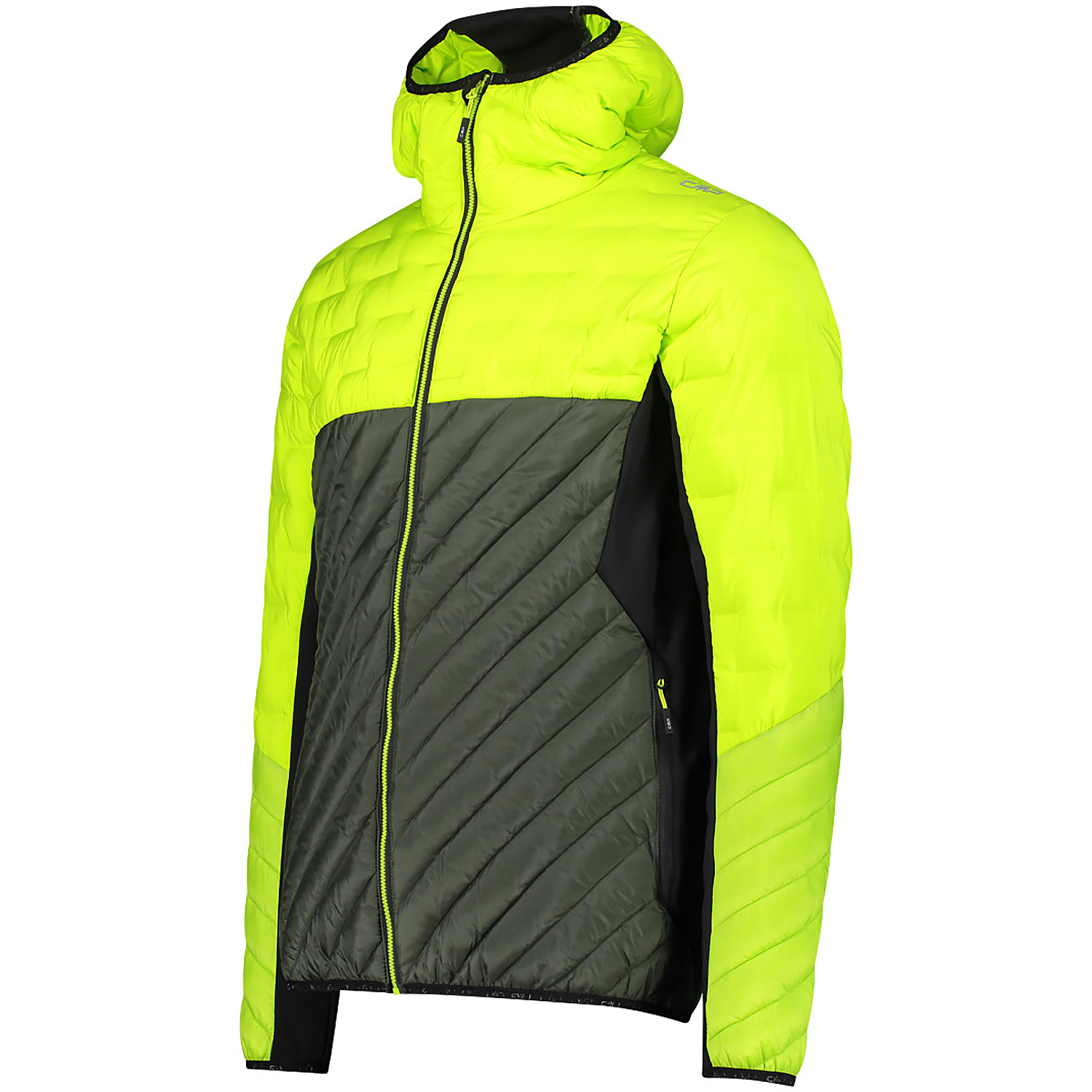 Herren CMP Gelb MAN JACKET HYBRID FIX HOOD E112 58 Jacke