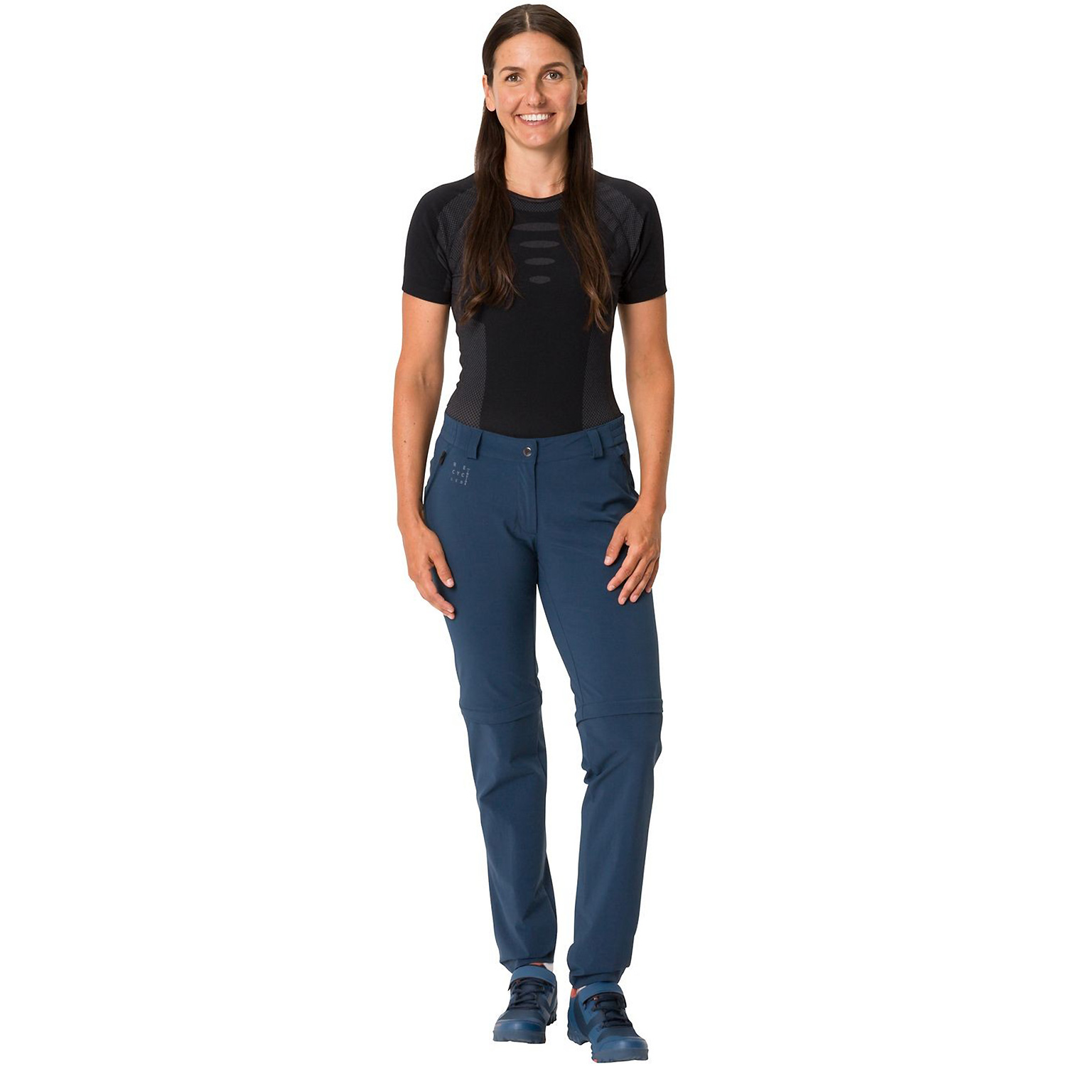 Damen VauDe Marine Wo Yaras ZO Pants 179 36 Sporthose