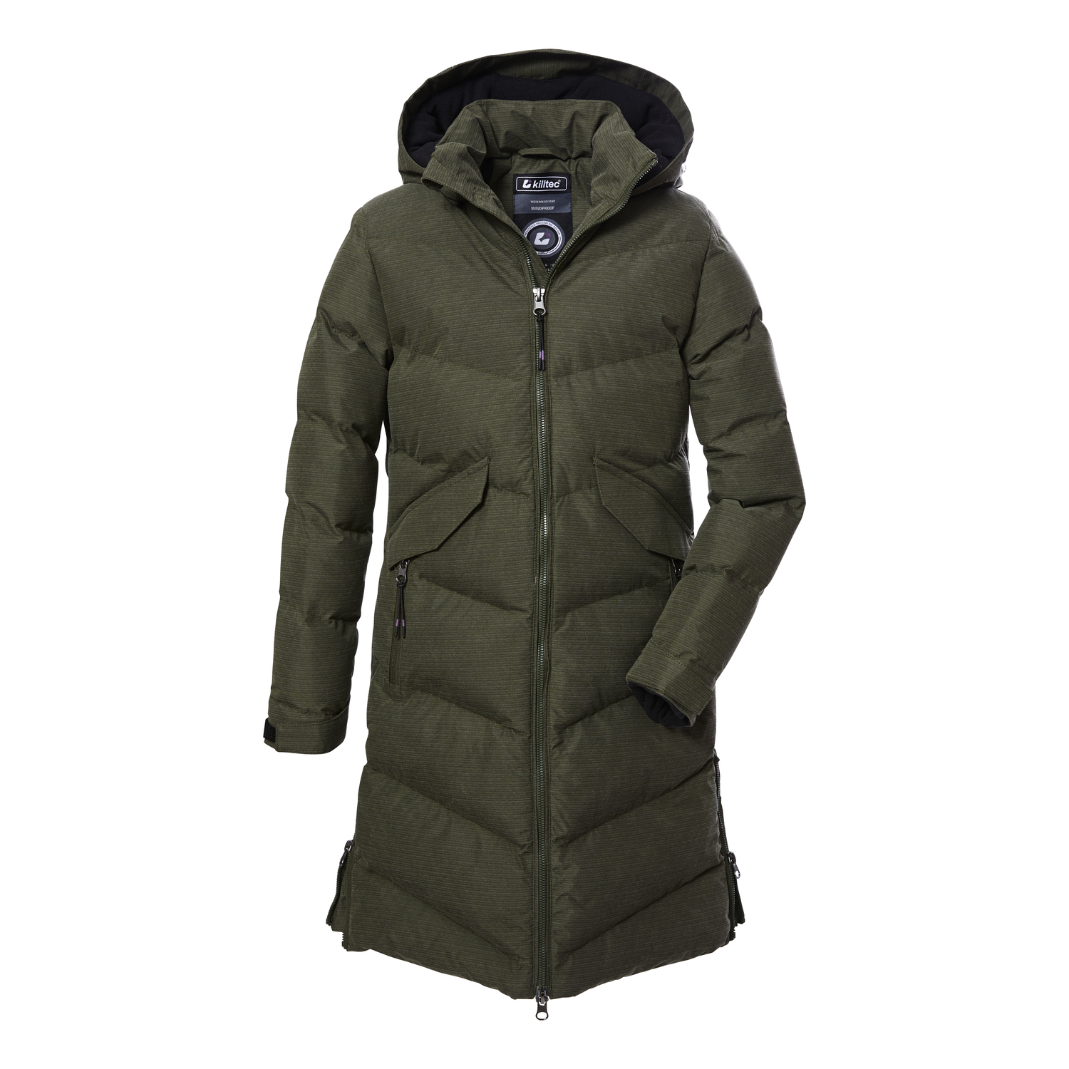 Mädchen Kinder killtec Dunkeloliv KOW 167 GRLS QLTD CT 00756 176 Mantel