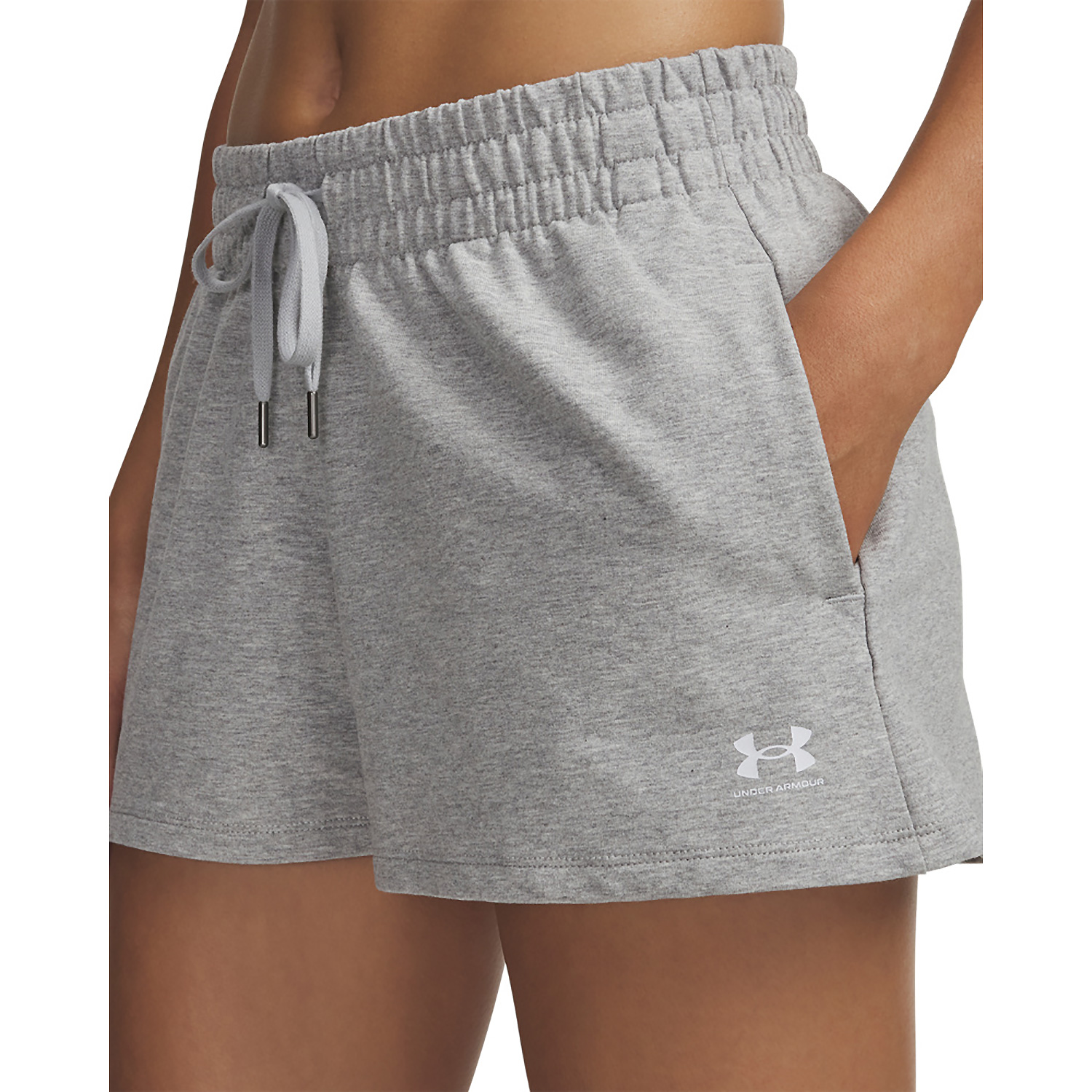 Damen Under Armour Hellgrau UA SPORT TERRY SHORT 011 S Short