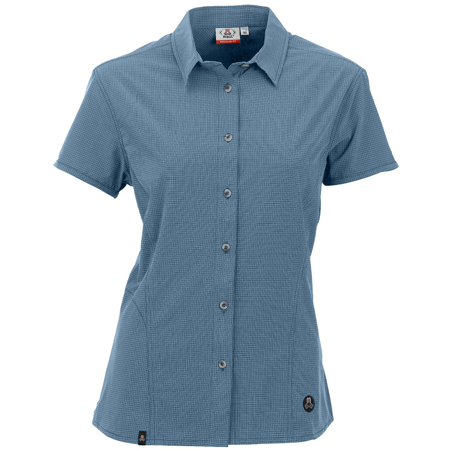 Damen Maul Sport Hellblau Agile 3XT - 1/2 Bluse karo ela 79 40 Bluse