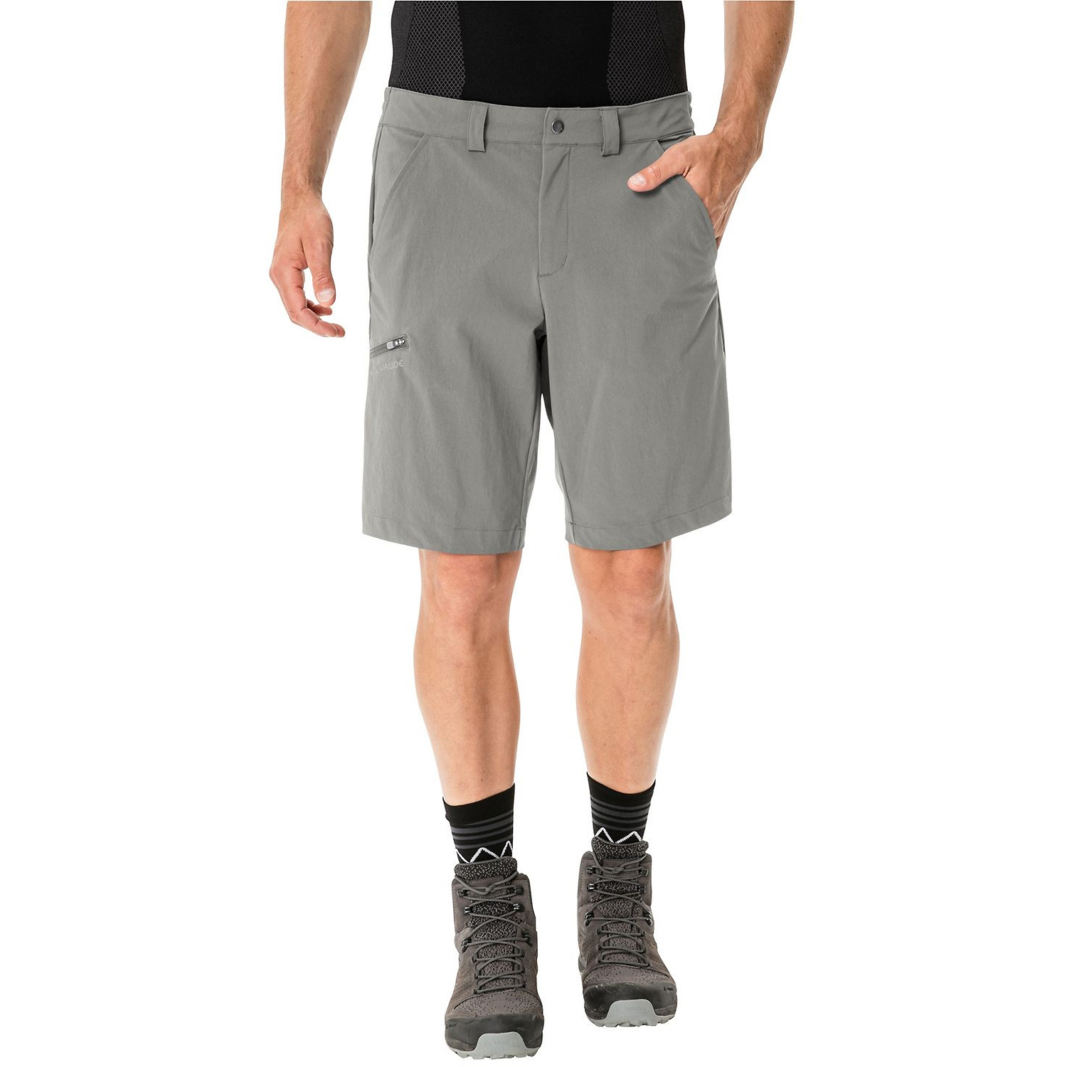 Herren VauDe Grau Me Farley Stretch Bermuda 162 54 Bermuda