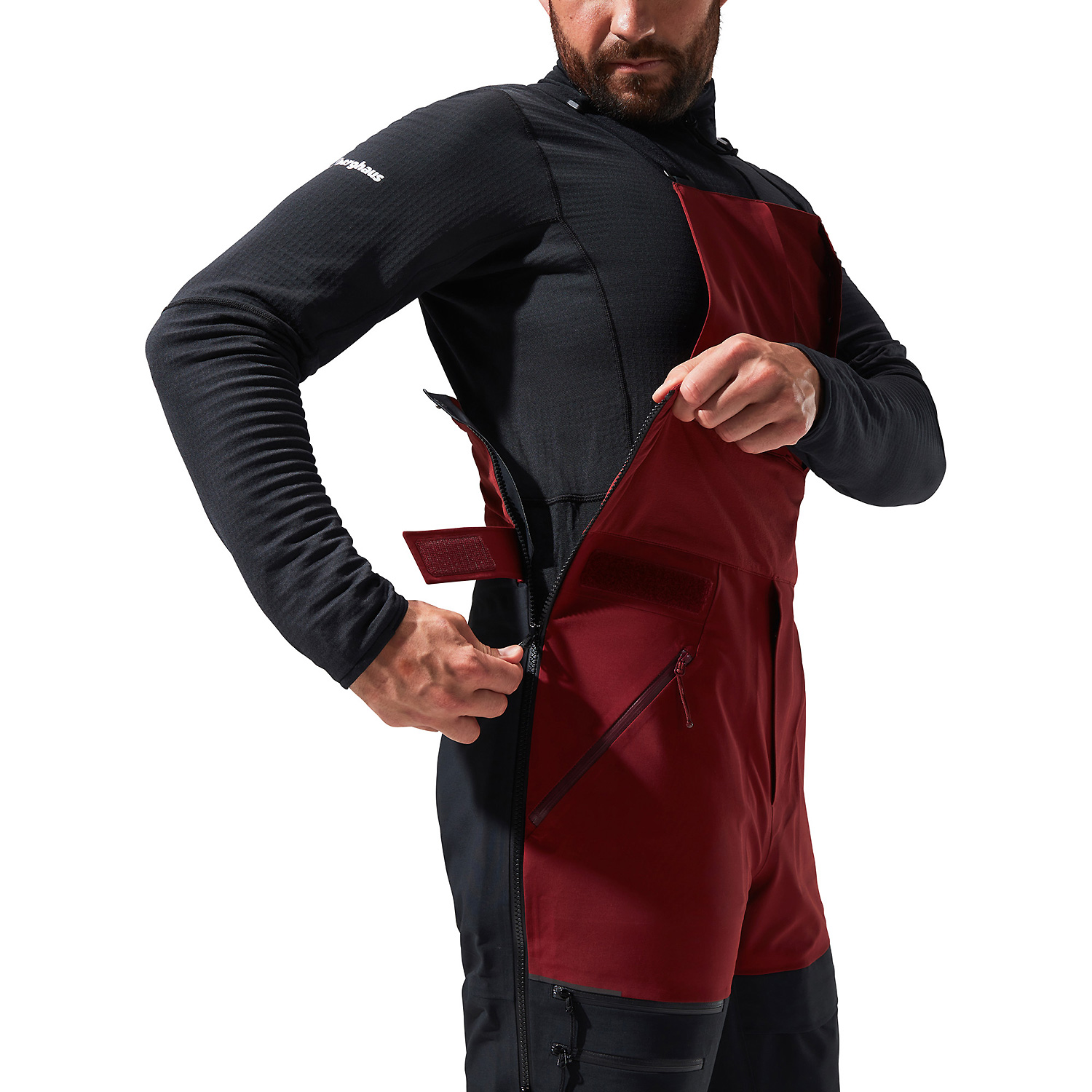 Herren Berghaus Dunkelrot