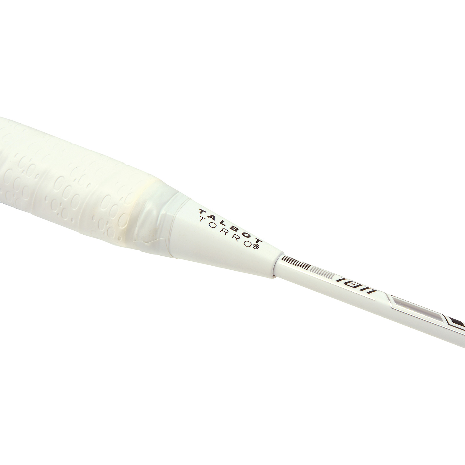 Unisex TALBOT/TORRO wie abgebildet Badm.-Schläger ISOFORCE 1011 C4, white-black-silver 000 - Badmintonschläger