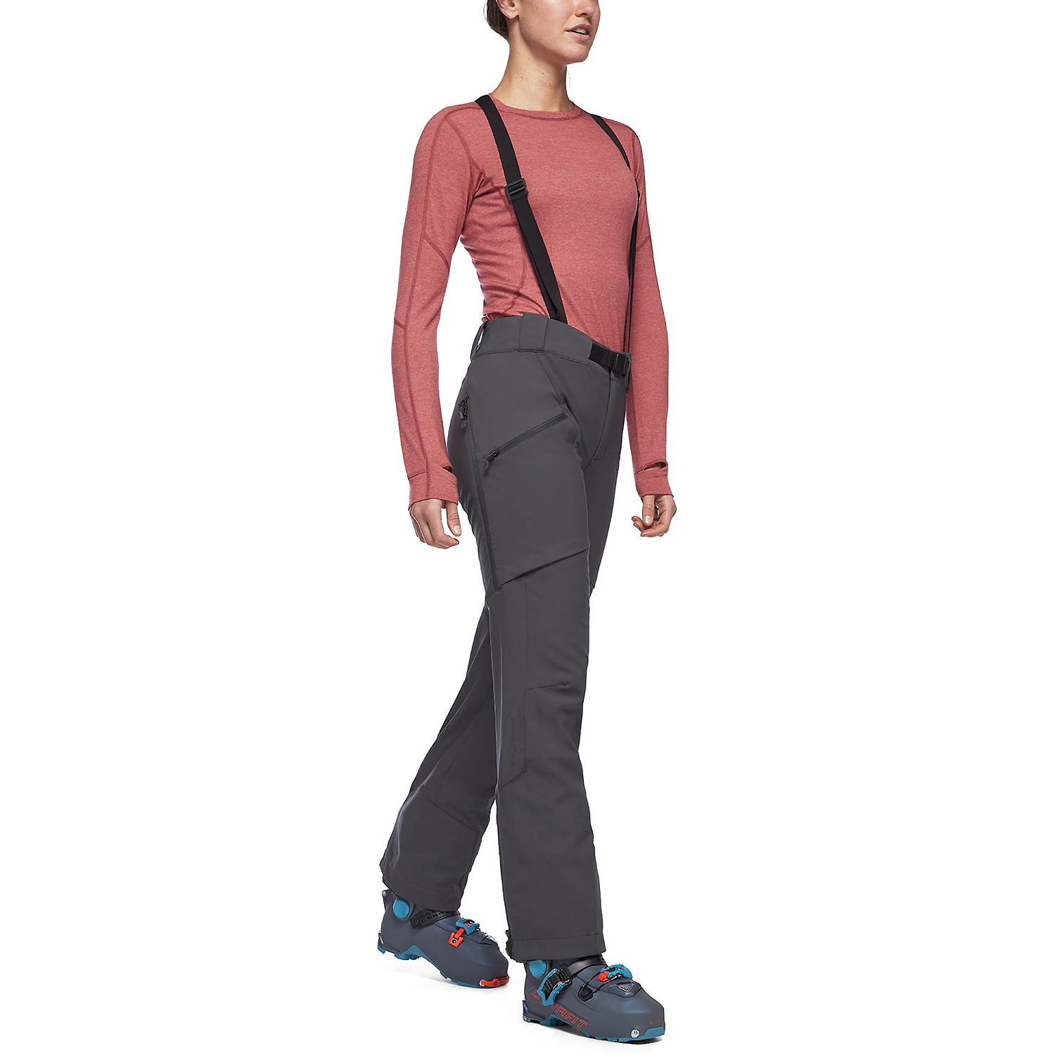 Damen Black Diamond Anthrazit W DAWN PATROL PANTS