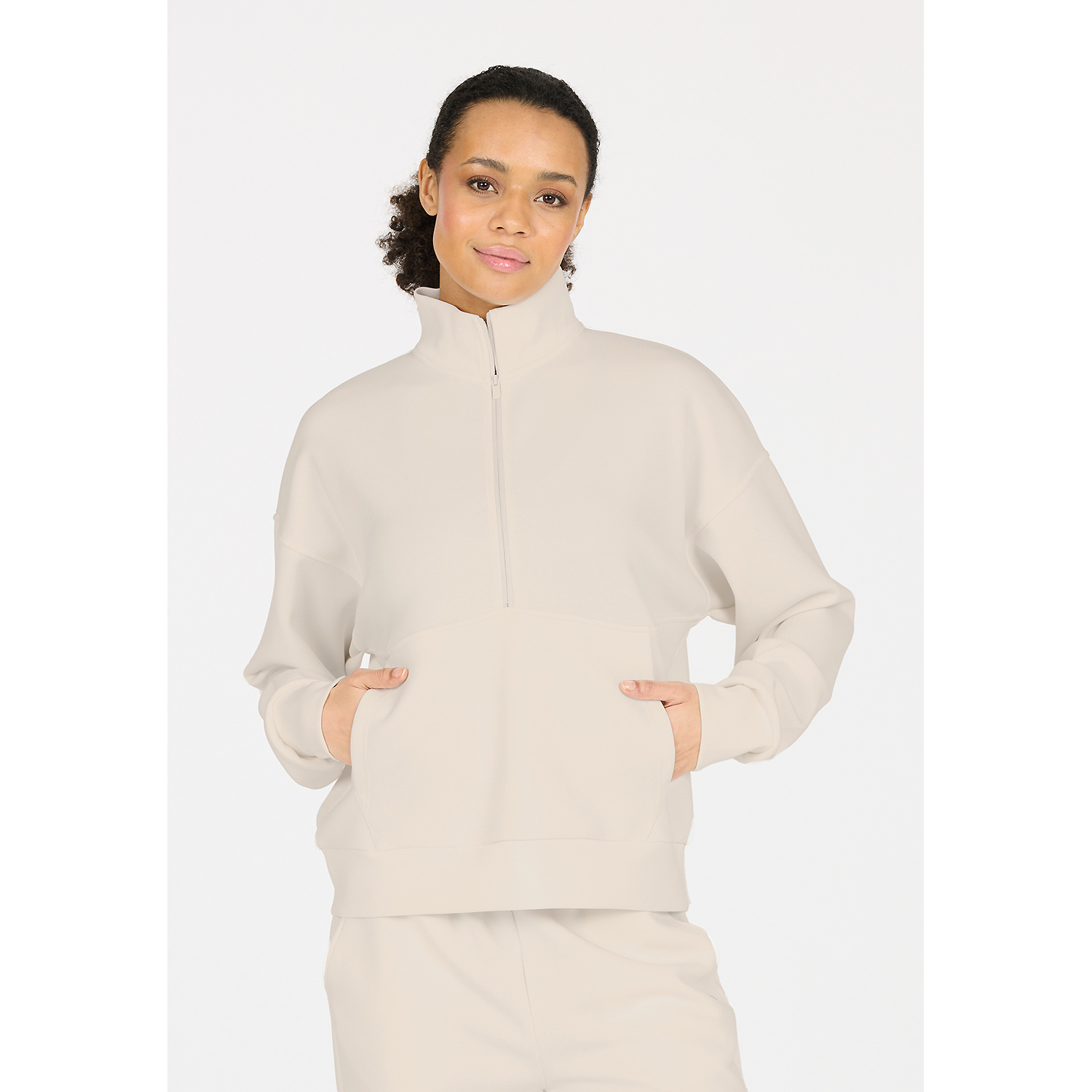 Damen Athlecia Crema Jillnana W Half Zip 1207 38 Sweatshirt