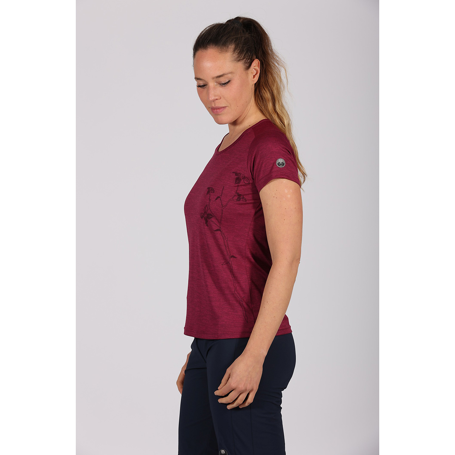 Damen Maul Sport Bordeaux Greenstone II-lange Hose-elast 45 54 Hose
