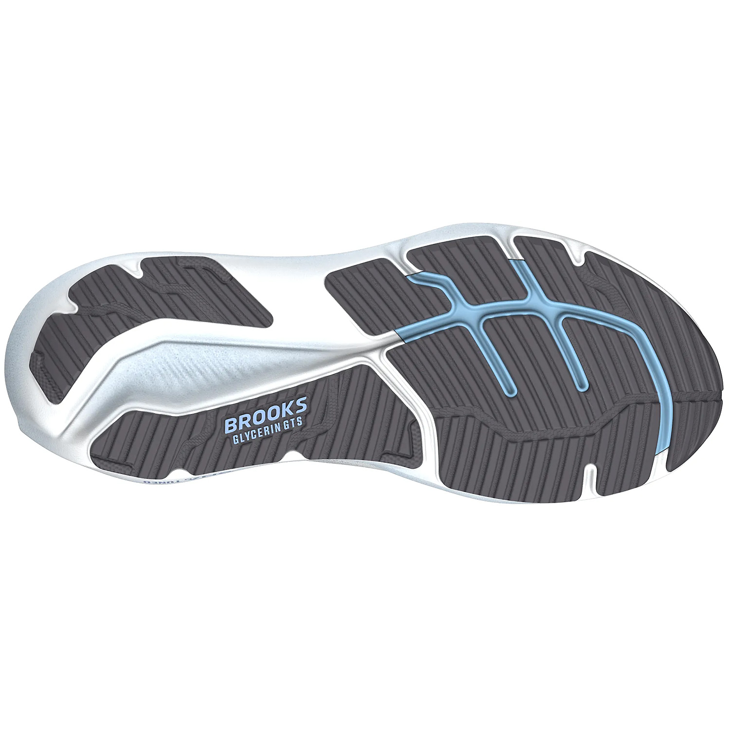 Herren Brooks Weiß Glycerin GTS 23 163 12,5 Laufschuh