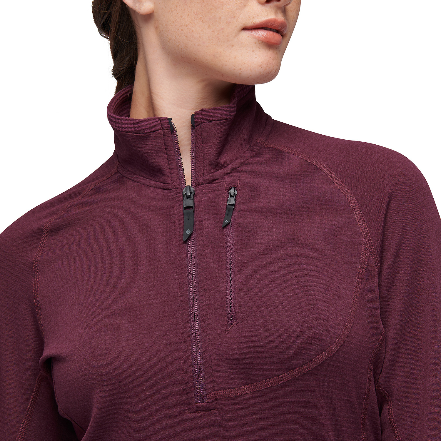 Damen Black Diamond Schwarz W COEFFICIENT LT QZ PULLOVER