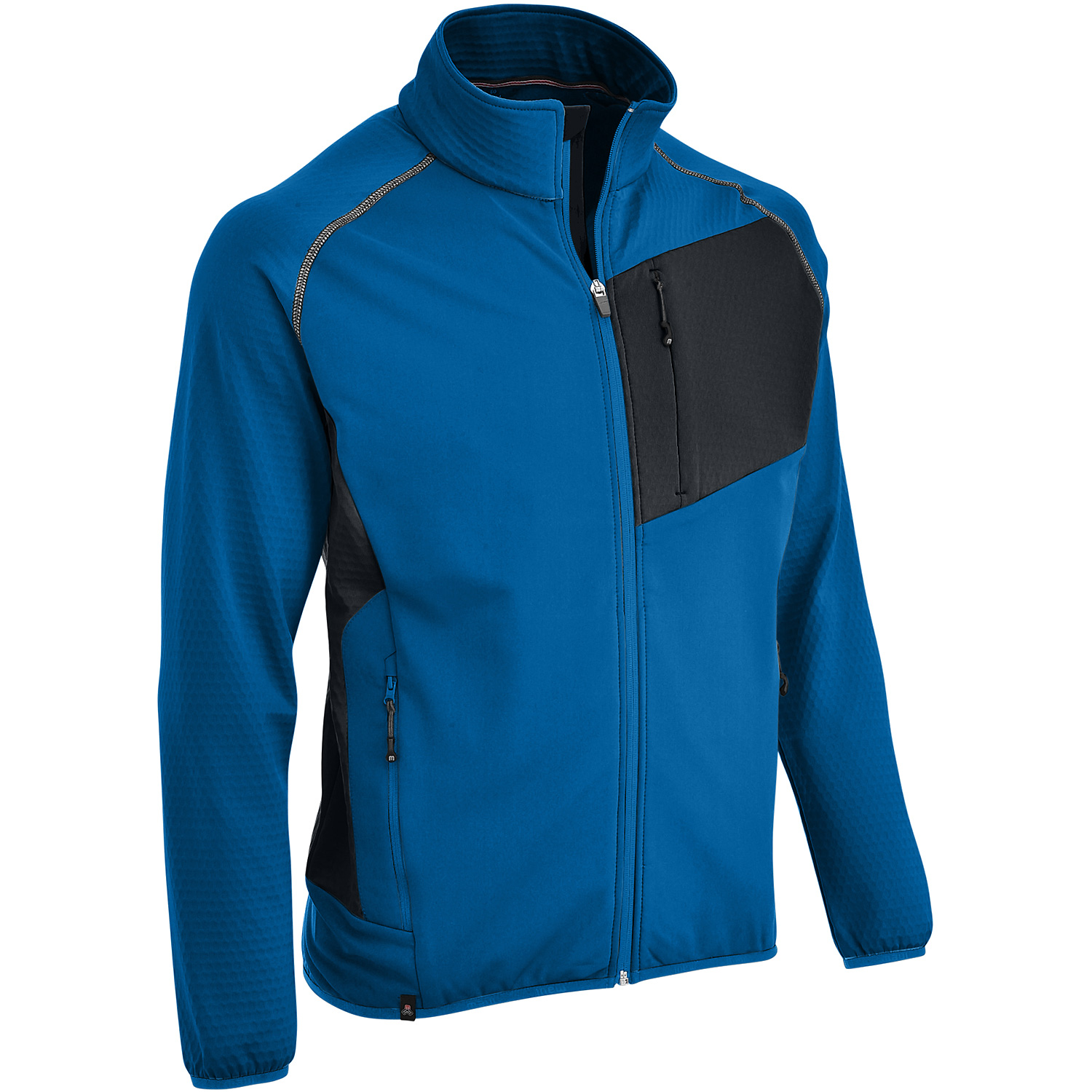Herren Maul Sport Blau SAEntis - Fleecejacke 7777 52 Schlupfjacke