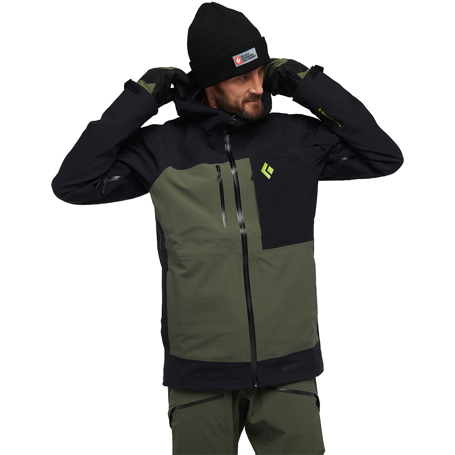 Herren Black Diamond Nachtschwarz