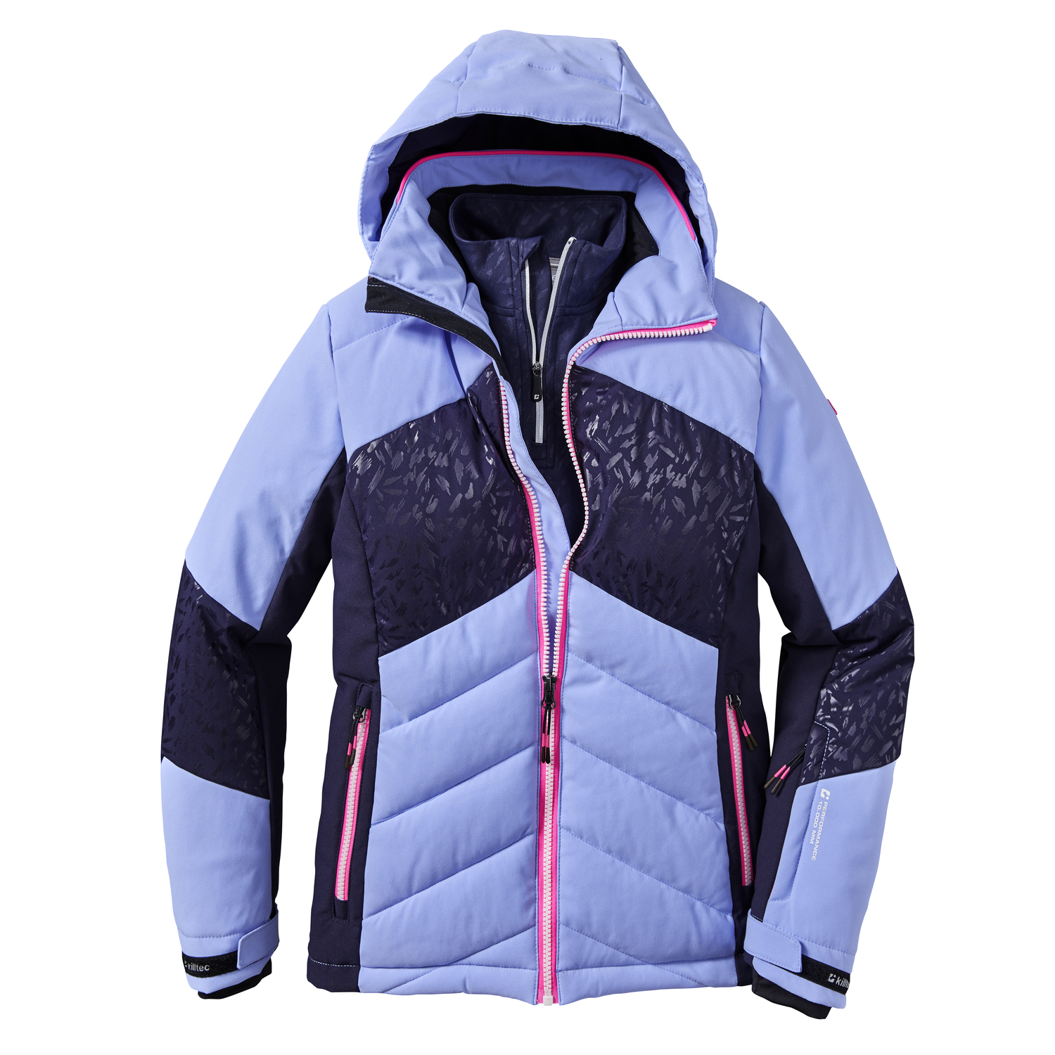Mädchen killtec Blau KSW 327 GRLS LS SHRT 00814 128 Shirt