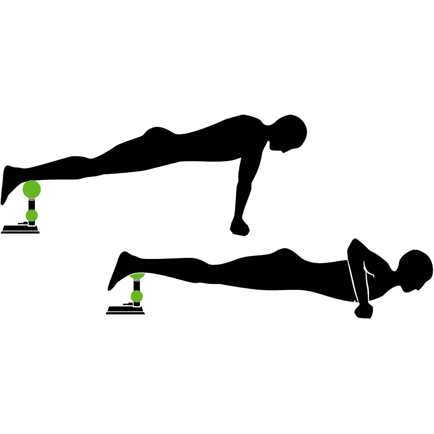 Unisex Schildkröt FITNESS wie abgebildet SIT-UP TRAINER mit Saugnapf Ø12cm, Farbe schwarz,in 4C Box 000 - Kleingerät