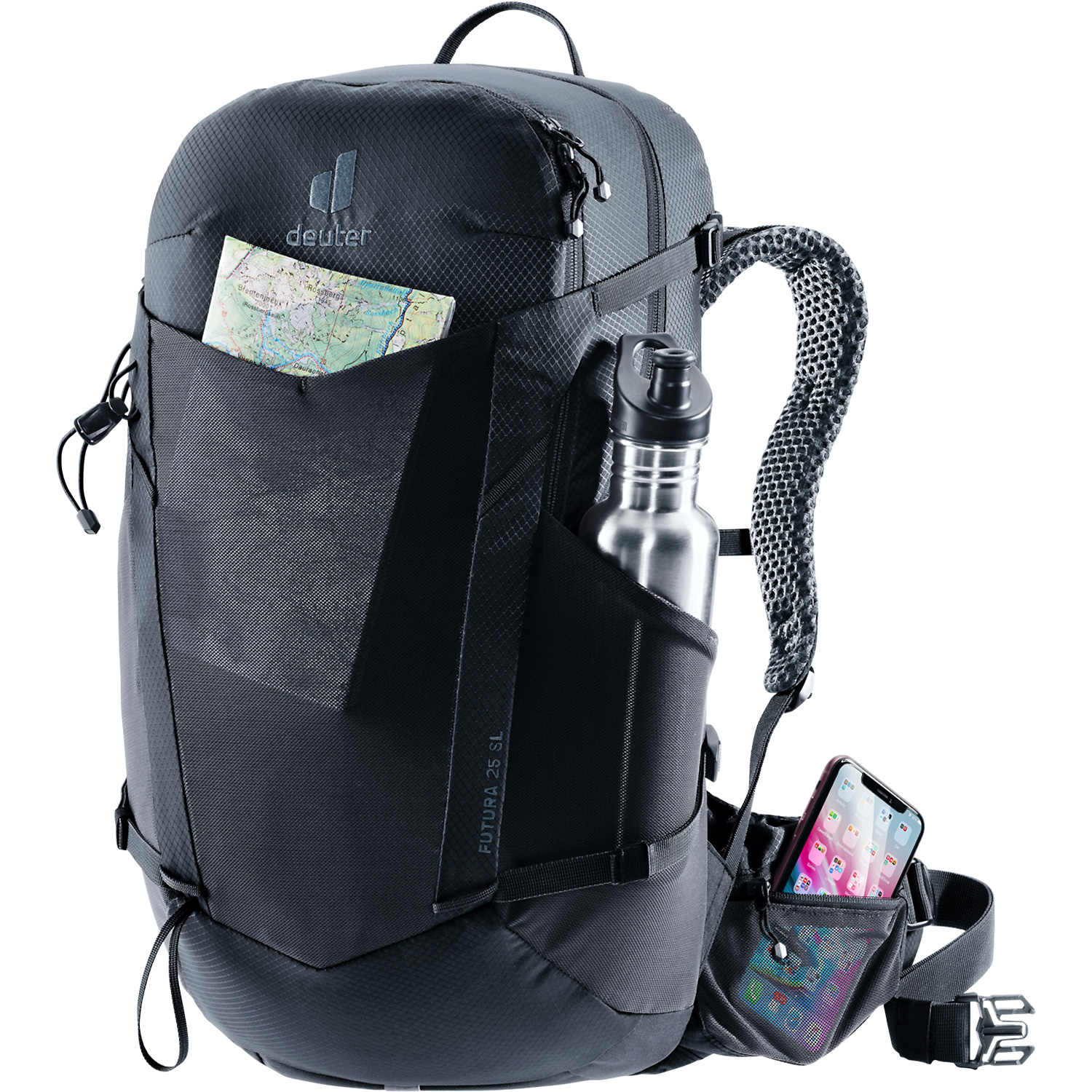 Unisex Deuter Schwarz Futura 25 SL 7000 - Rucksack