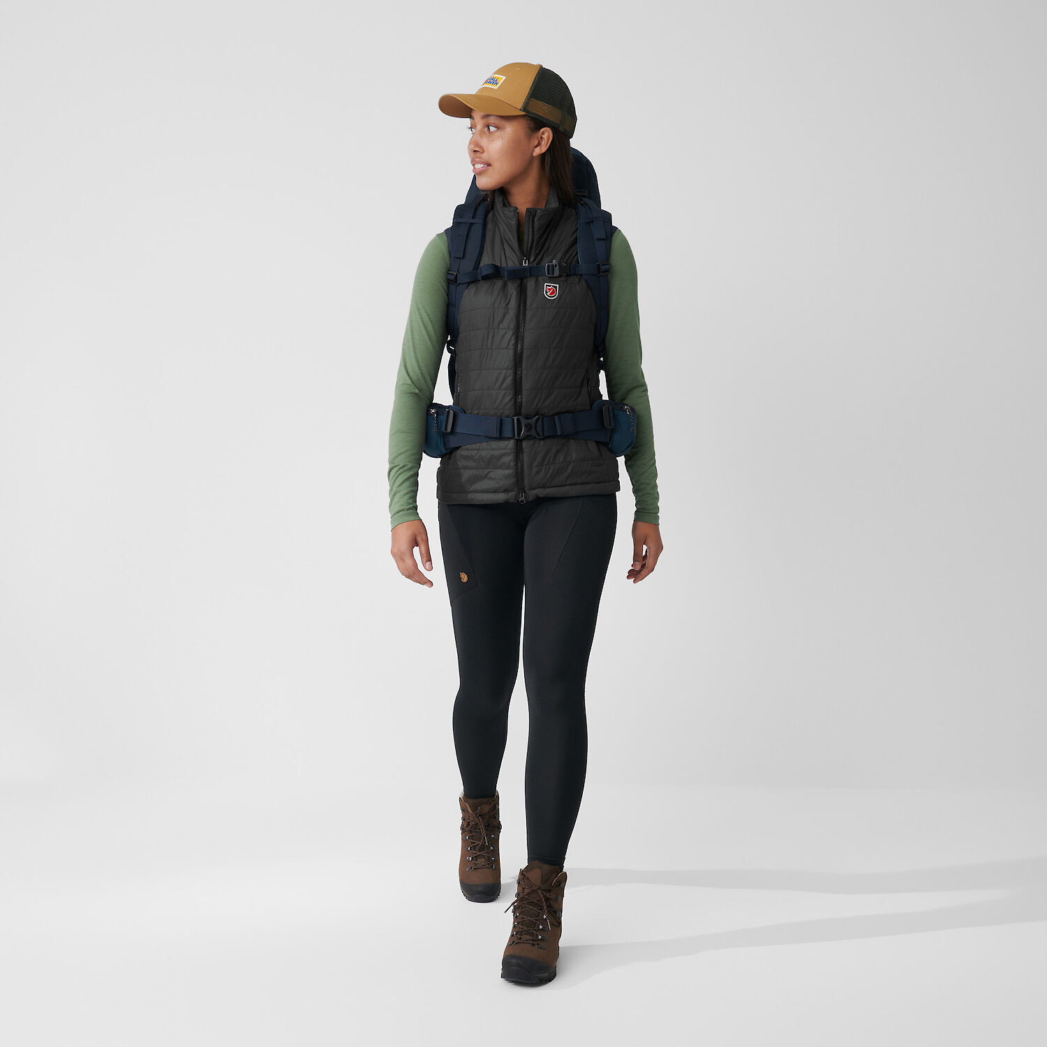 Damen Fjällräven Schwarz