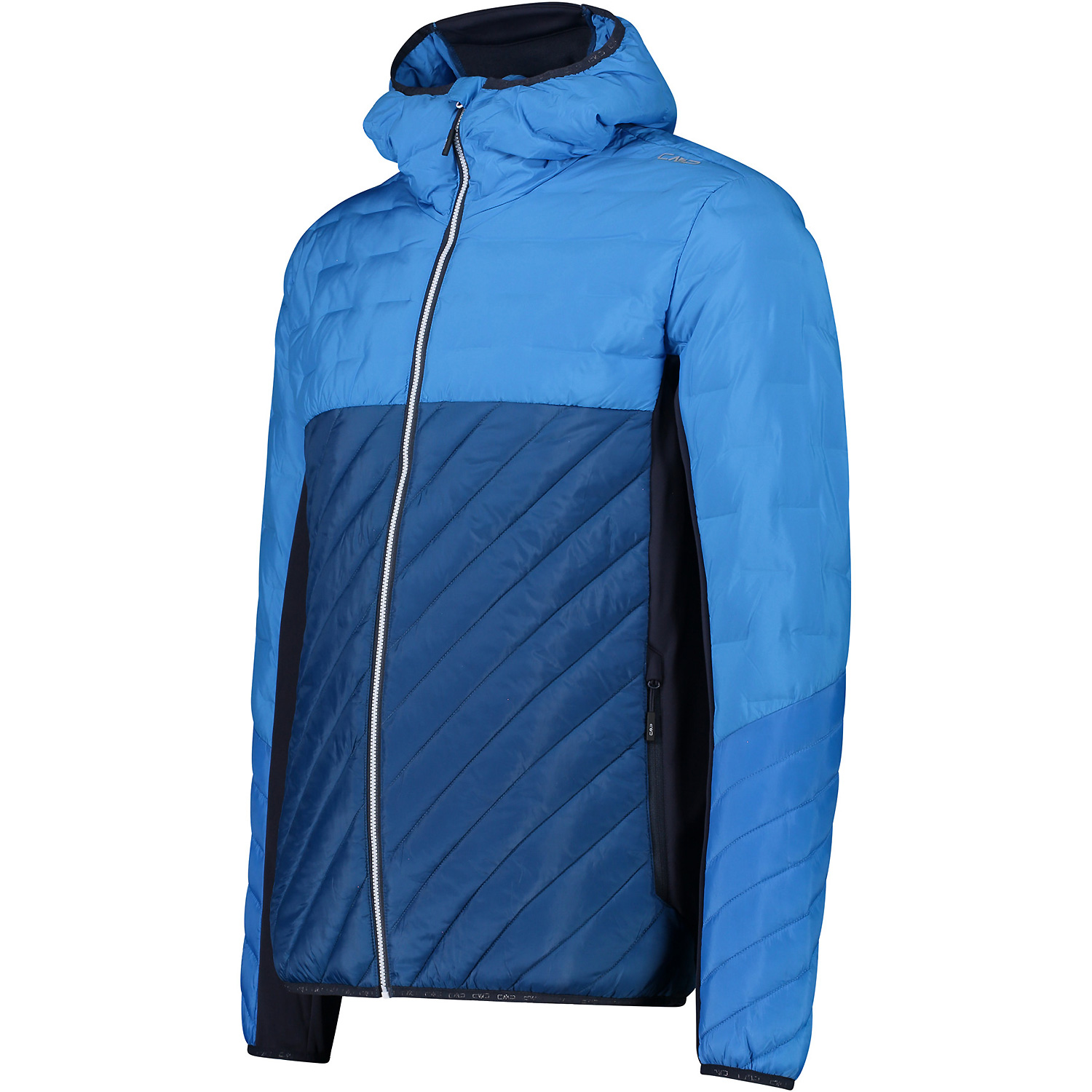 Herren CMP Blau MAN JACKET HYBRID FIX HOOD L565 54 Jacke