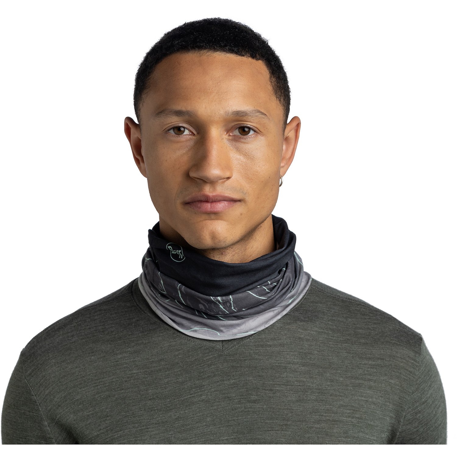 Herren Buff Schwarz Original EcoStretch Schal