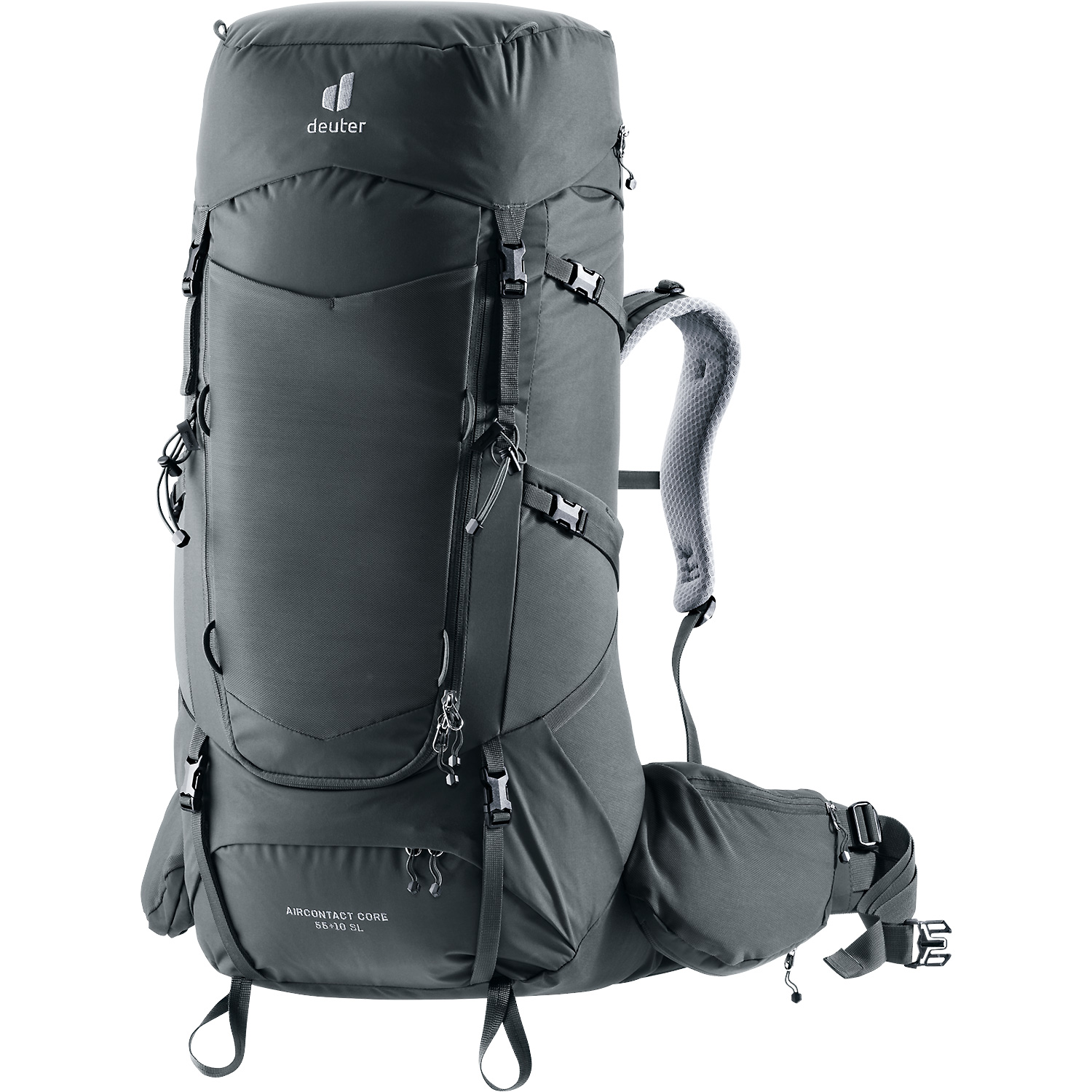 Unisex Deuter Dunkelgrau Aircontact Core 55+10 SL 4014 - Rucksack