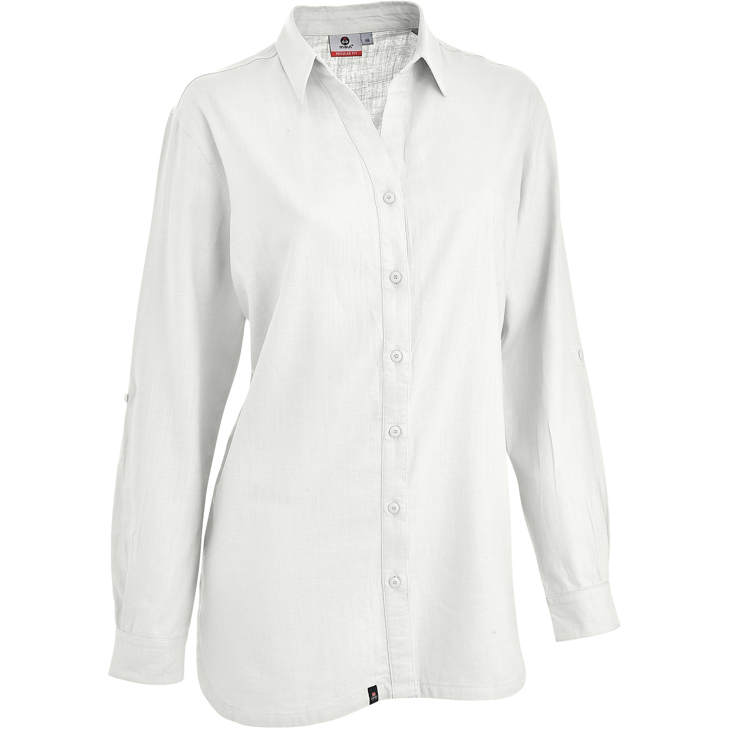 Damen Maul Sport Weiß Rosenberg - 1/1 Krempelbluse i Bluse