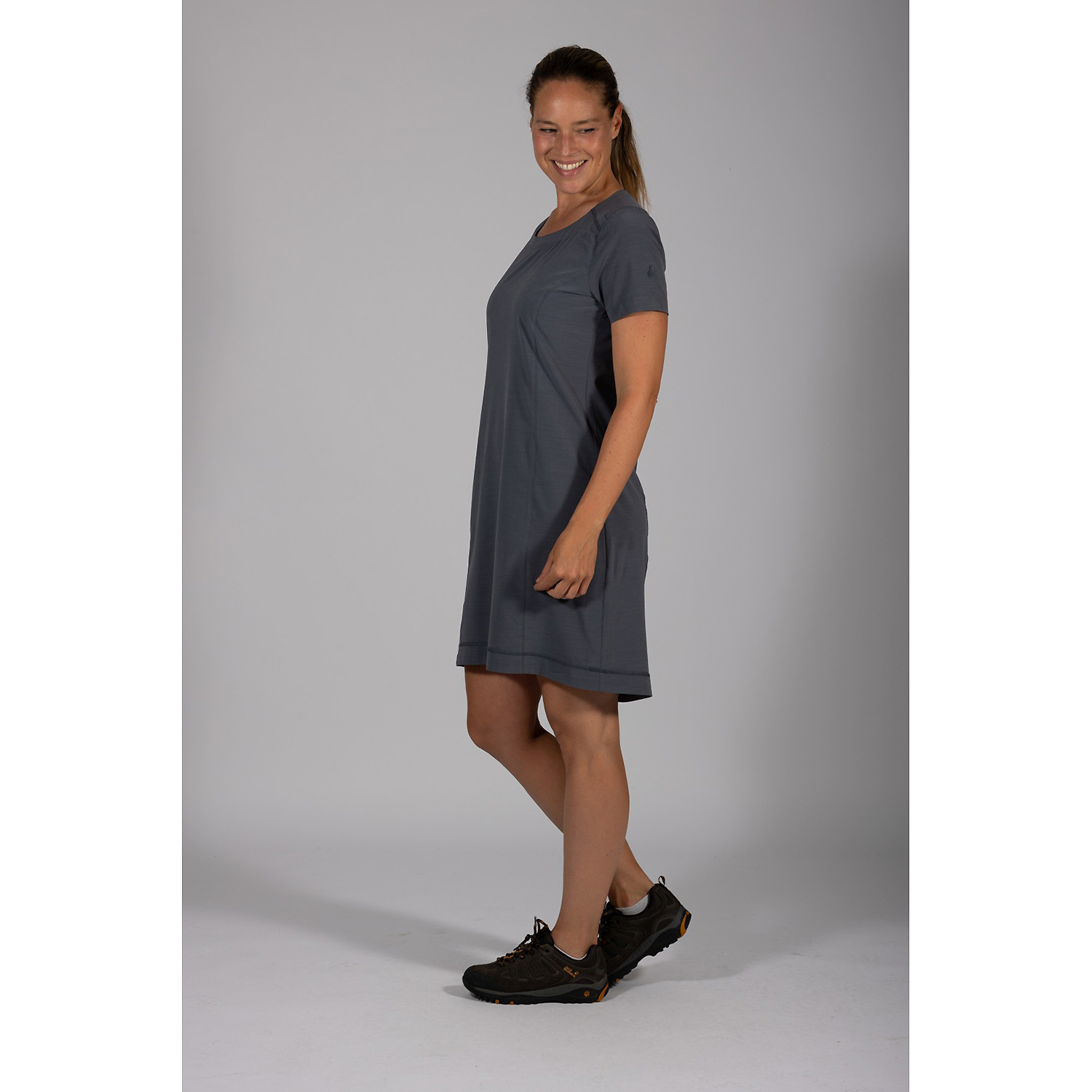 Damen Maul Sport Dunkelgrau Welschnofen fresh - Kleid elas 10 38 Kleid