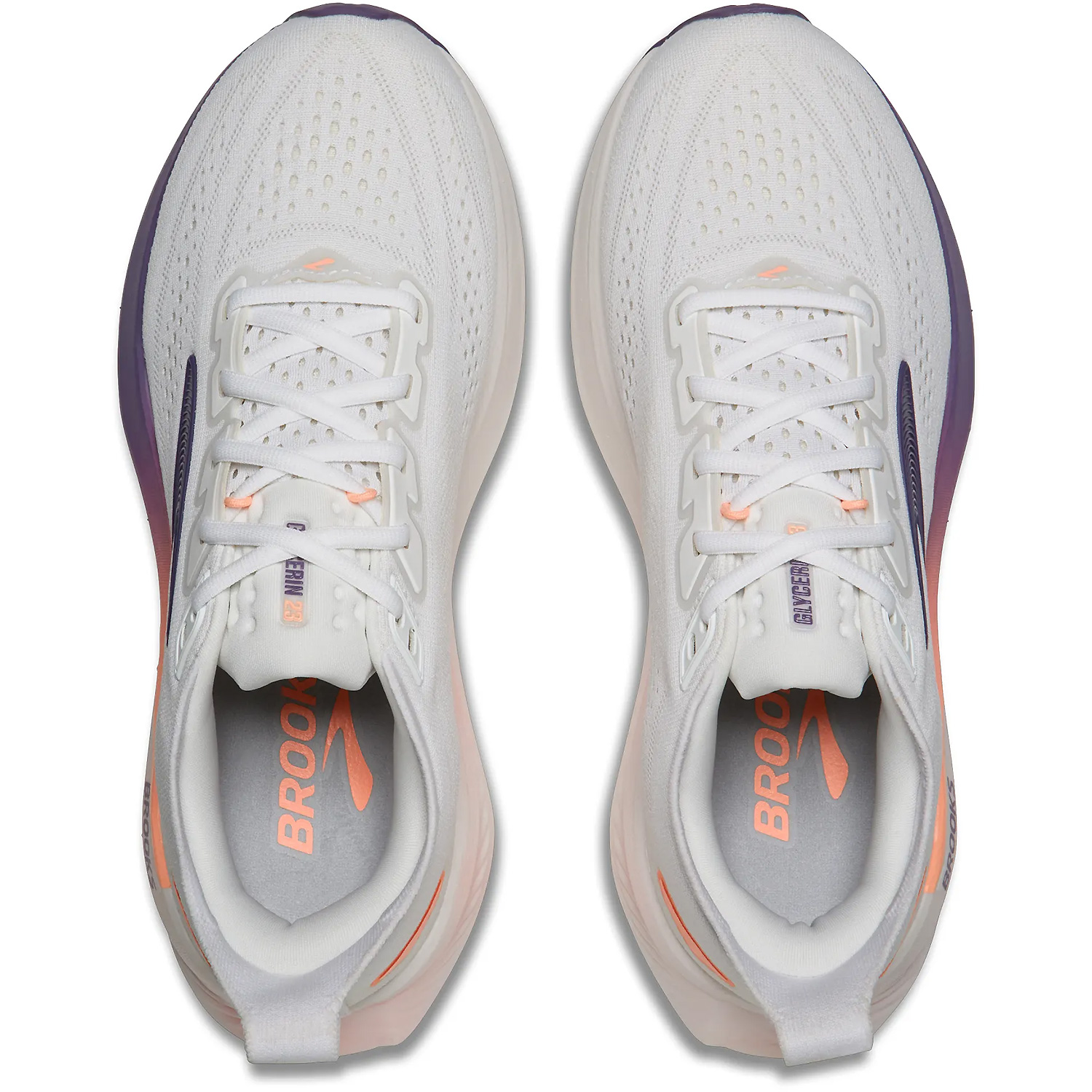 Damen Brooks Weiß Glycerin 23 174 10 Laufschuh