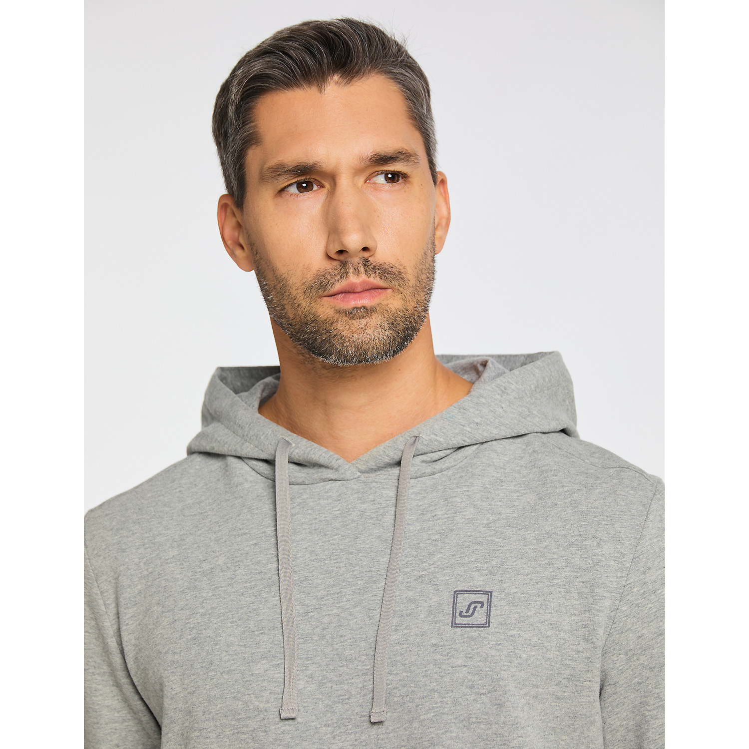 Herren Joy Hellgrau SAMI Sweatshirt mit Kapuze 00227 58 Sweatshirt