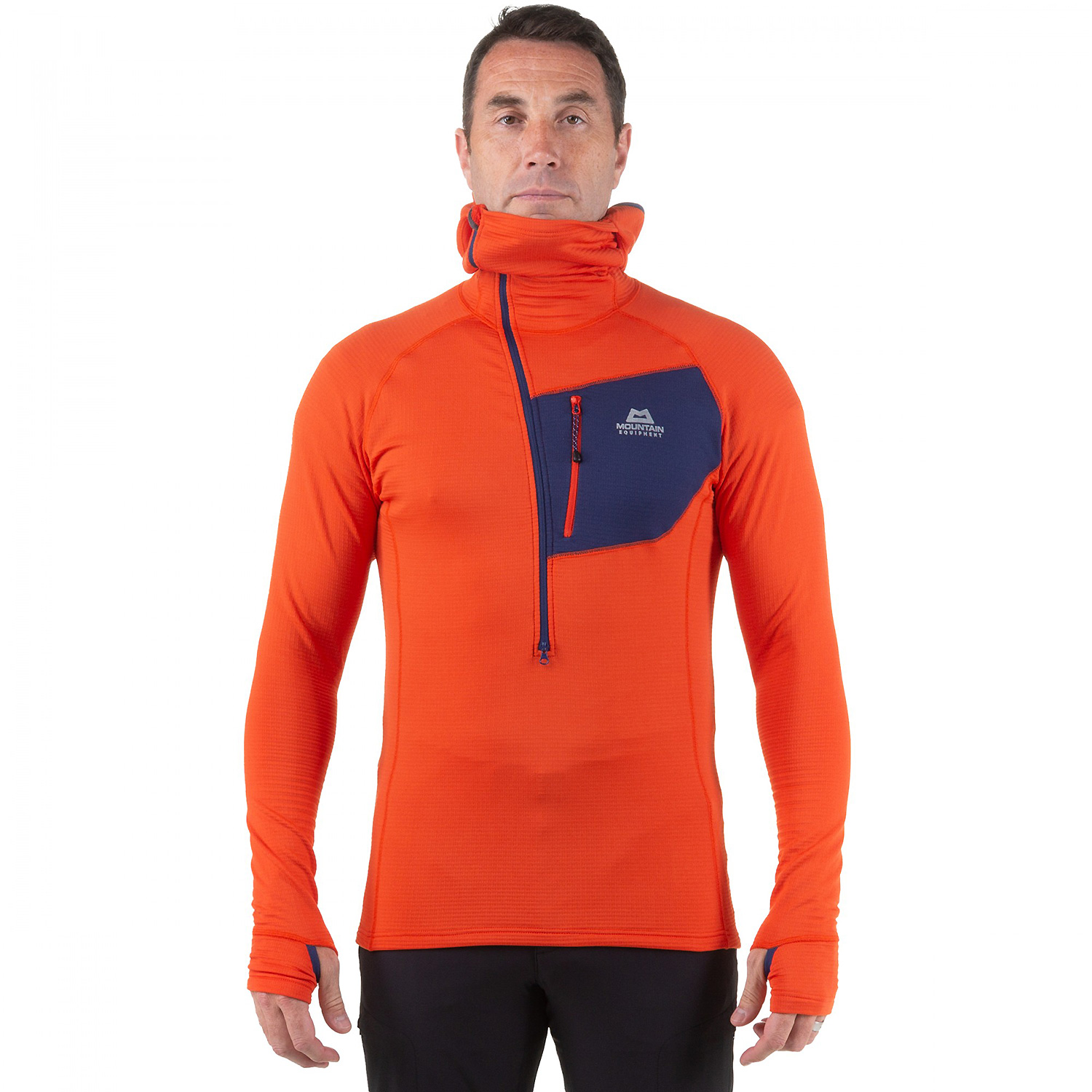 Herren Mountain Equipment Dunkelorange