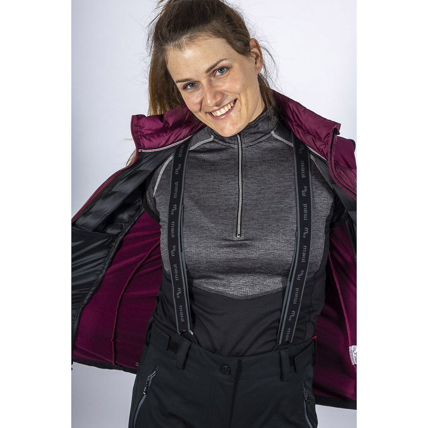Damen Maul Sport Flieder Inuit-engerl Shirt - lg. Arm 01 48 Shirt