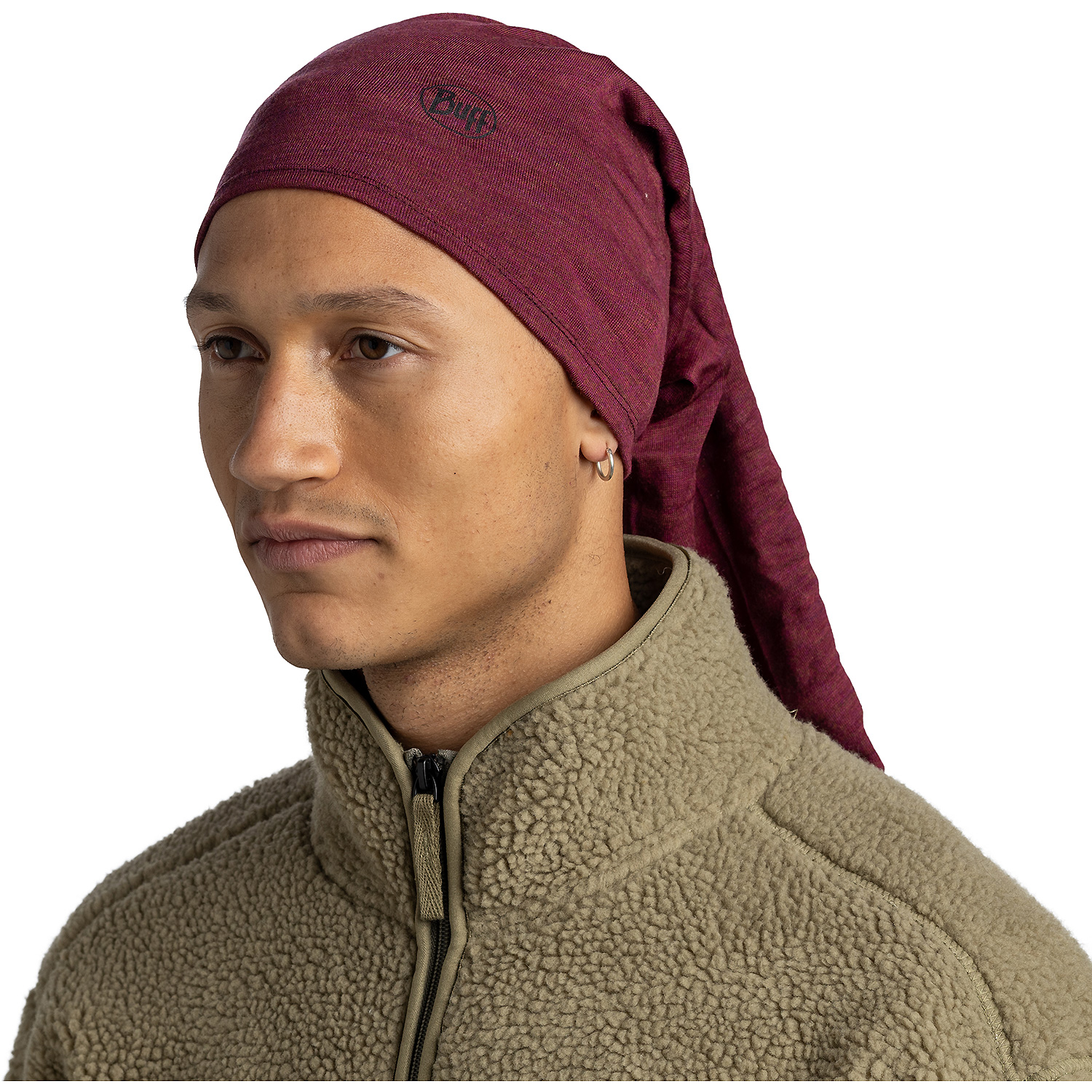 Herren Buff Dunkelrot