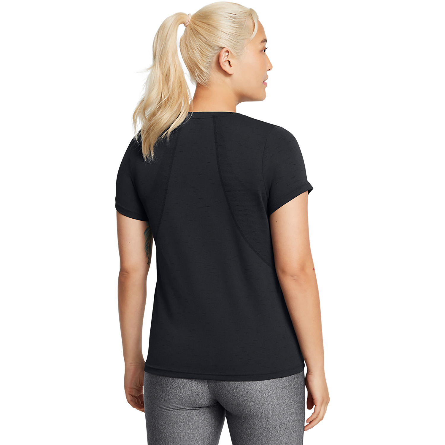 Damen UNDER ARMOUR Schwarz VANISH SEAMLESS LOOSE SS 001 XXL Shirt