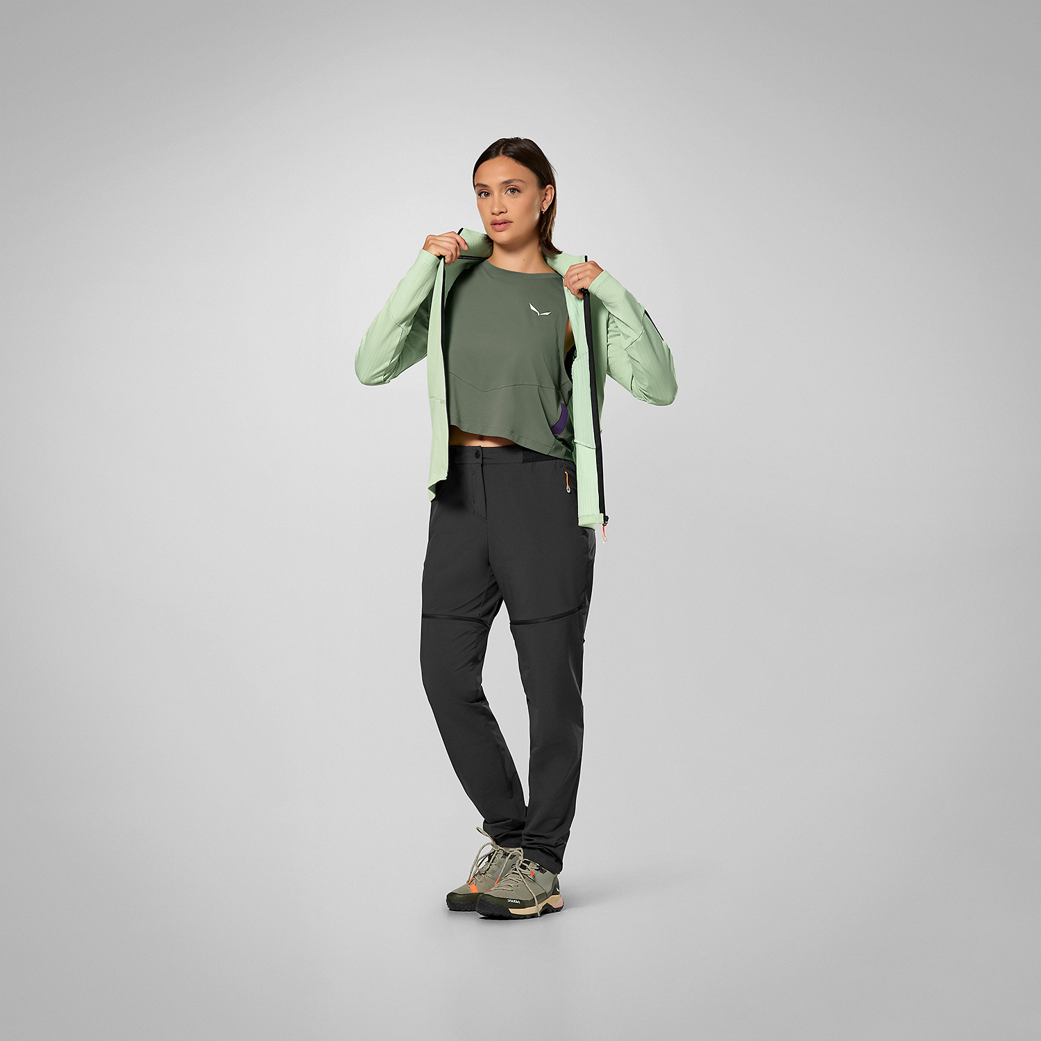 Damen Salewa Grün