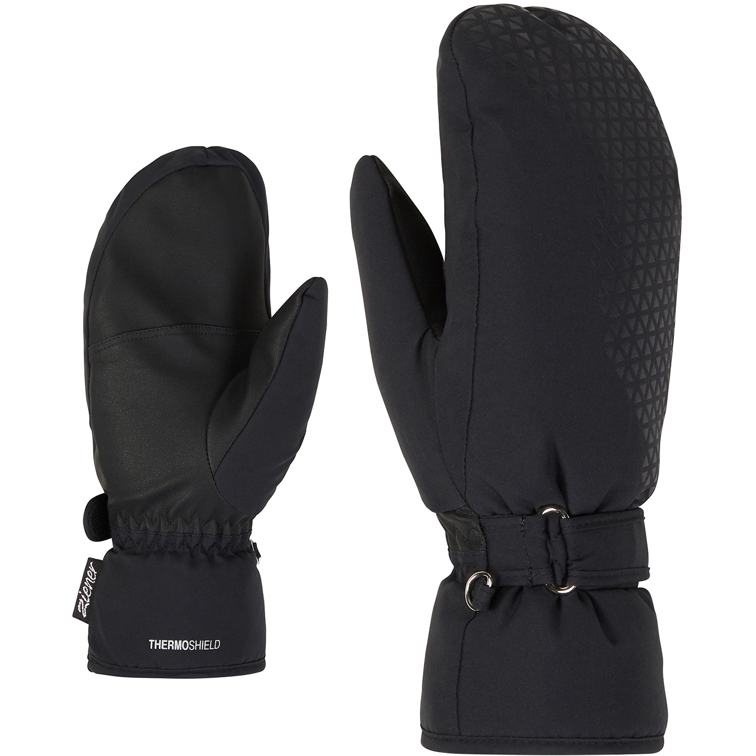 Damen Ziener Schwarz KISARI-Z AS® MITTEN glove lady 12 8 Handschuh