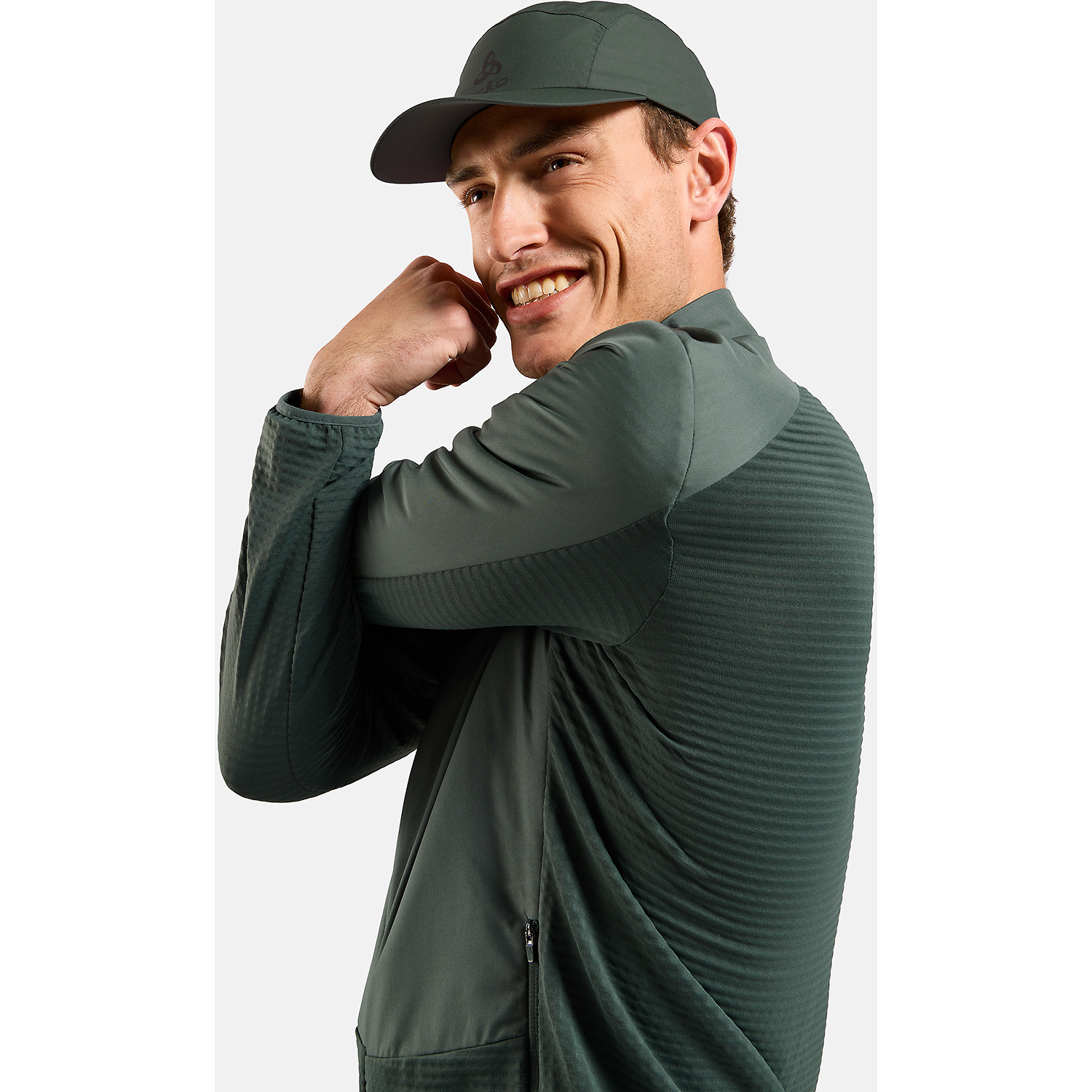 Herren Odlo Grau ESSENTIAL INSULATOR HYBRID 10877 M Funktionsjacke