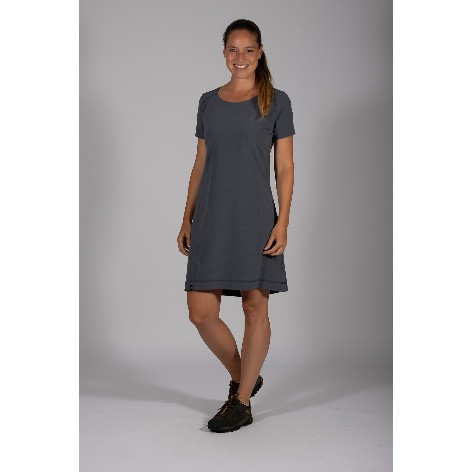 Damen Maul Sport Dunkelgrau Welschnofen fresh - Kleid elas 10 38 Kleid