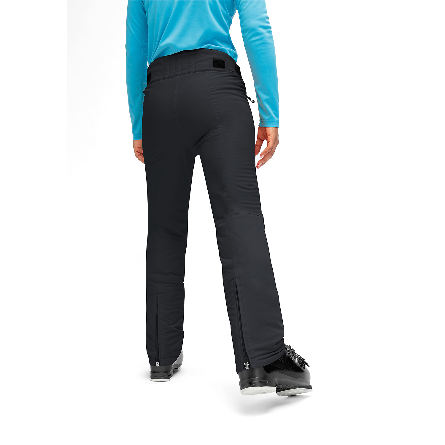 Damen Maier Sports Schwarz Vroni slim 2.0 (kurz) M10900 19 Hose