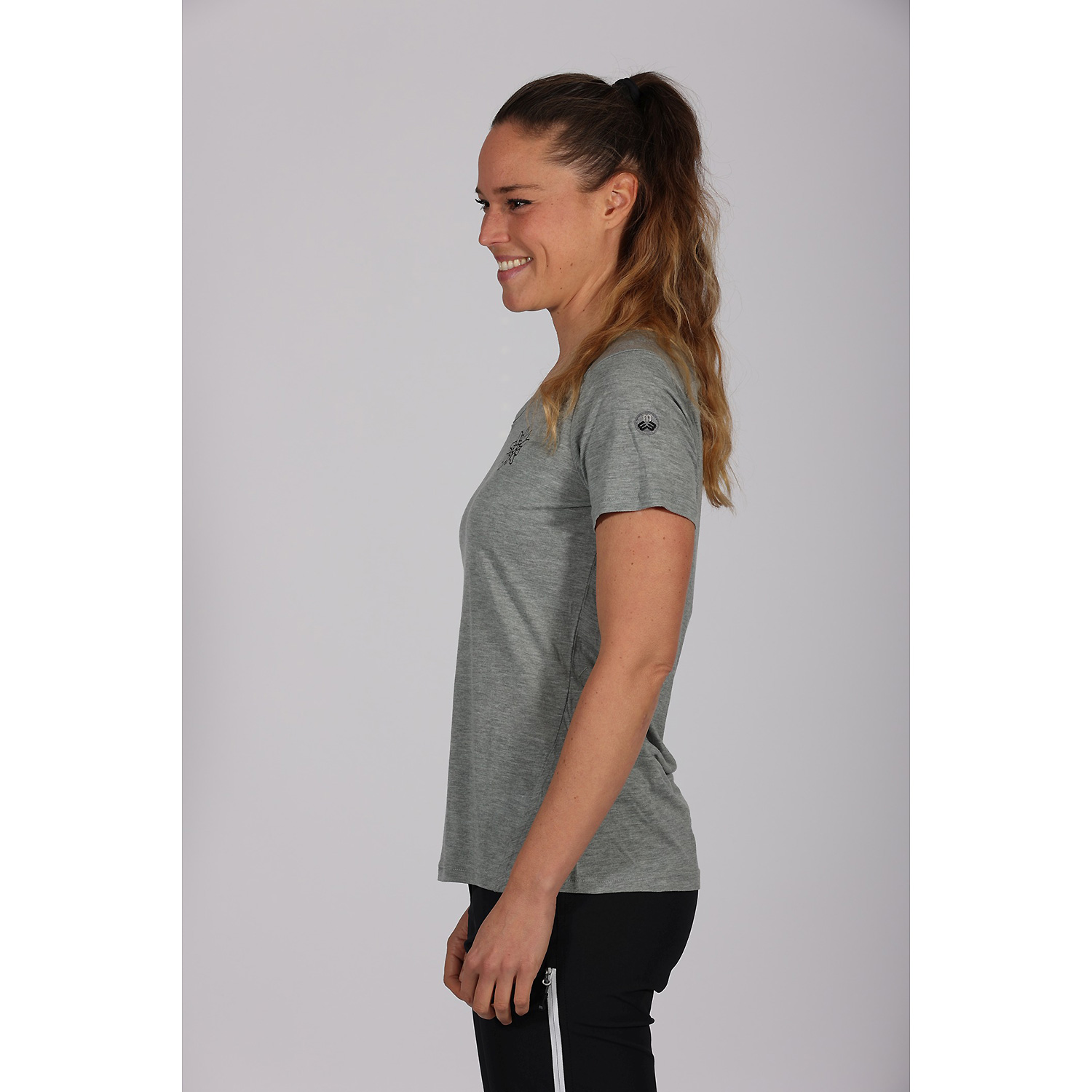 Damen Maul Sport Grau Hochalm 4XT-SP - 1/1 Bluse uni 32 44 Bluse