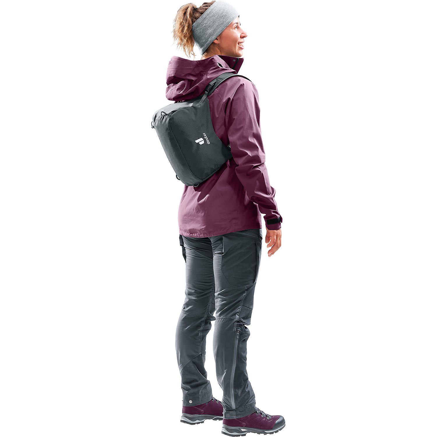 Damen DEUTER Dunkelgrau Aircontact Pro 65+10 SL 4014 - Rucksack