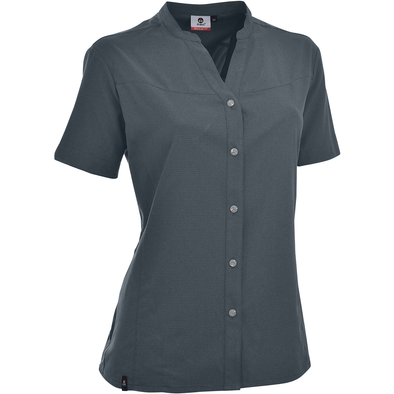 Damen Maul Sport Grau Hochalm 4XT-SP - 1/1 Bluse uni 32 44 Bluse
