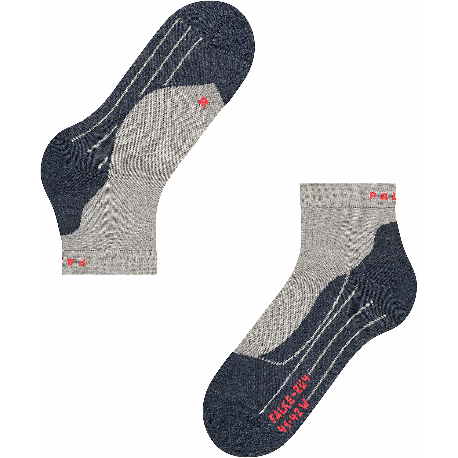 Herren Falke Hellgrau Falke TK1 Wool 6714 44-45 Socken