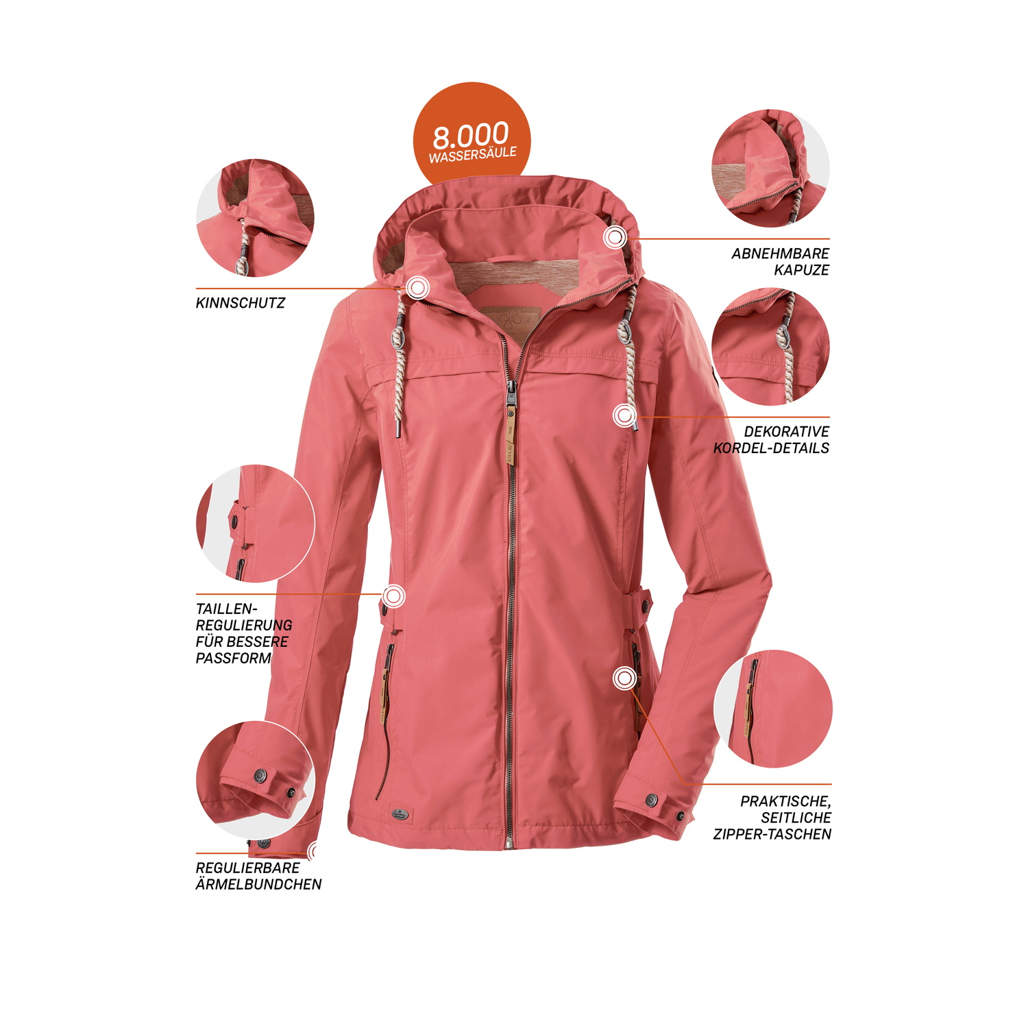 Damen G.I.G.A. DX by killtec Lachs Jamil WMN JCKT A Jacke