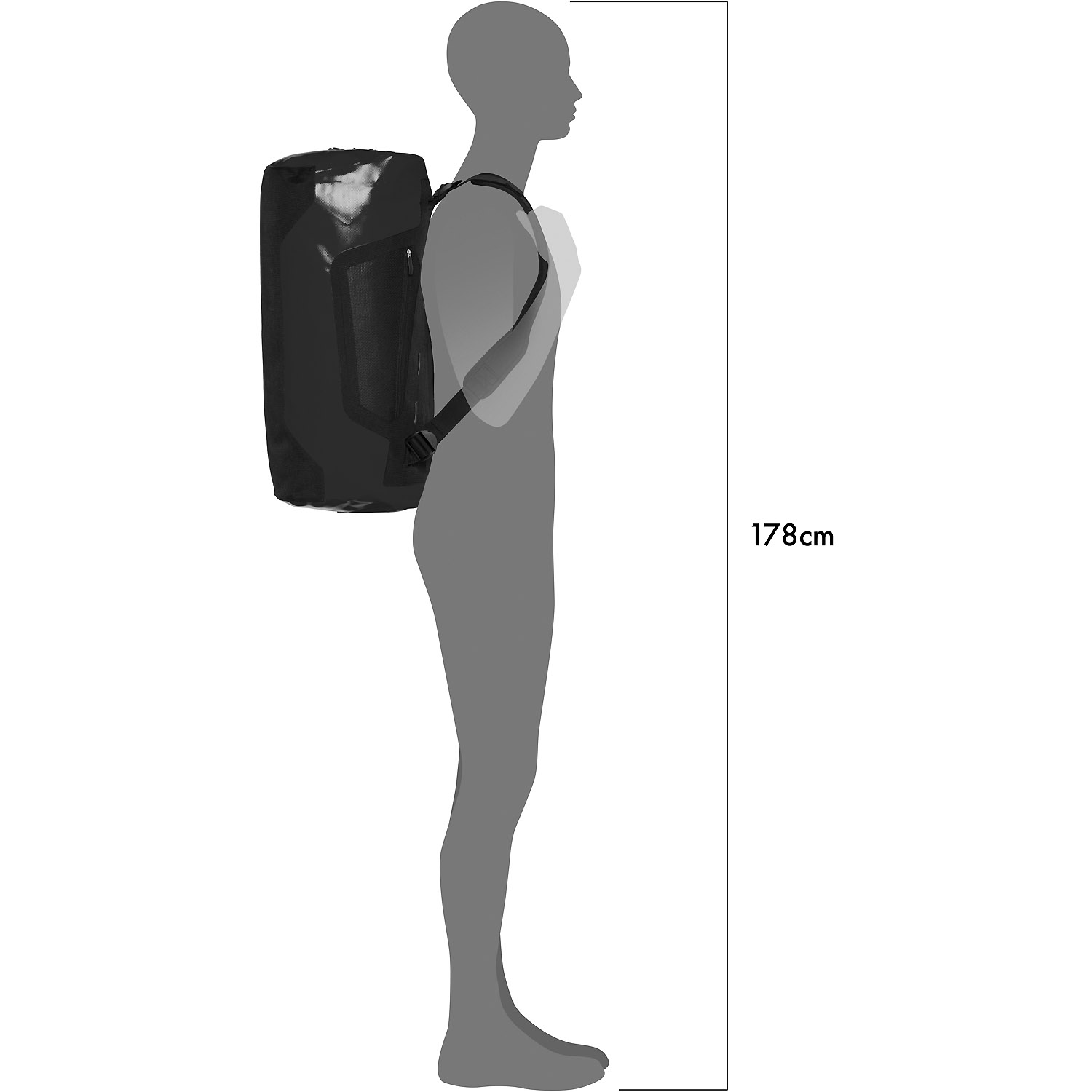 Unisex Ortlieb Nachtschwarz