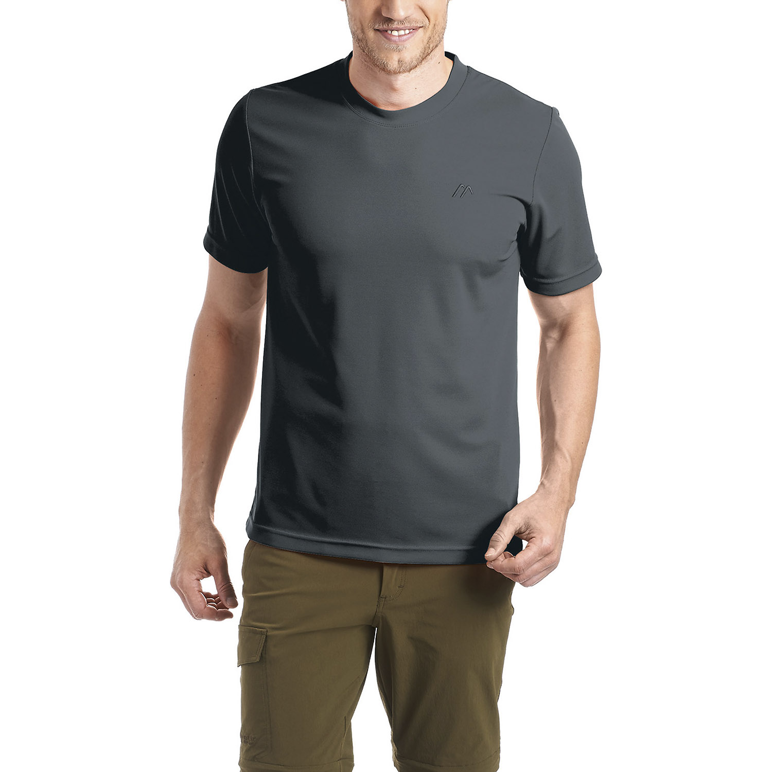 Herren Maier Sports Dunkelgrau Ulrich He-Polo 1/2 Arm 279 8XL Polo