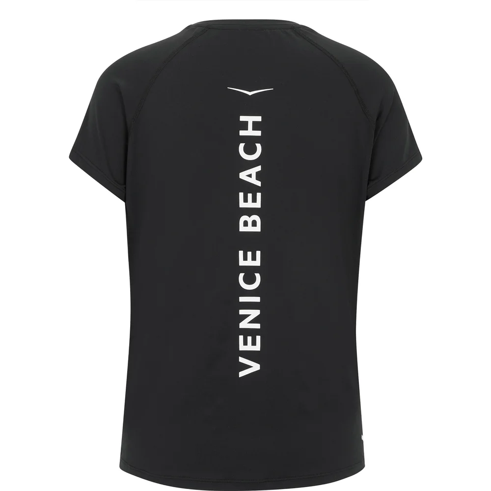 Damen Venice Beach Schwarz VB_Oda DL 01 T-Shirt 990 XXL Shirt