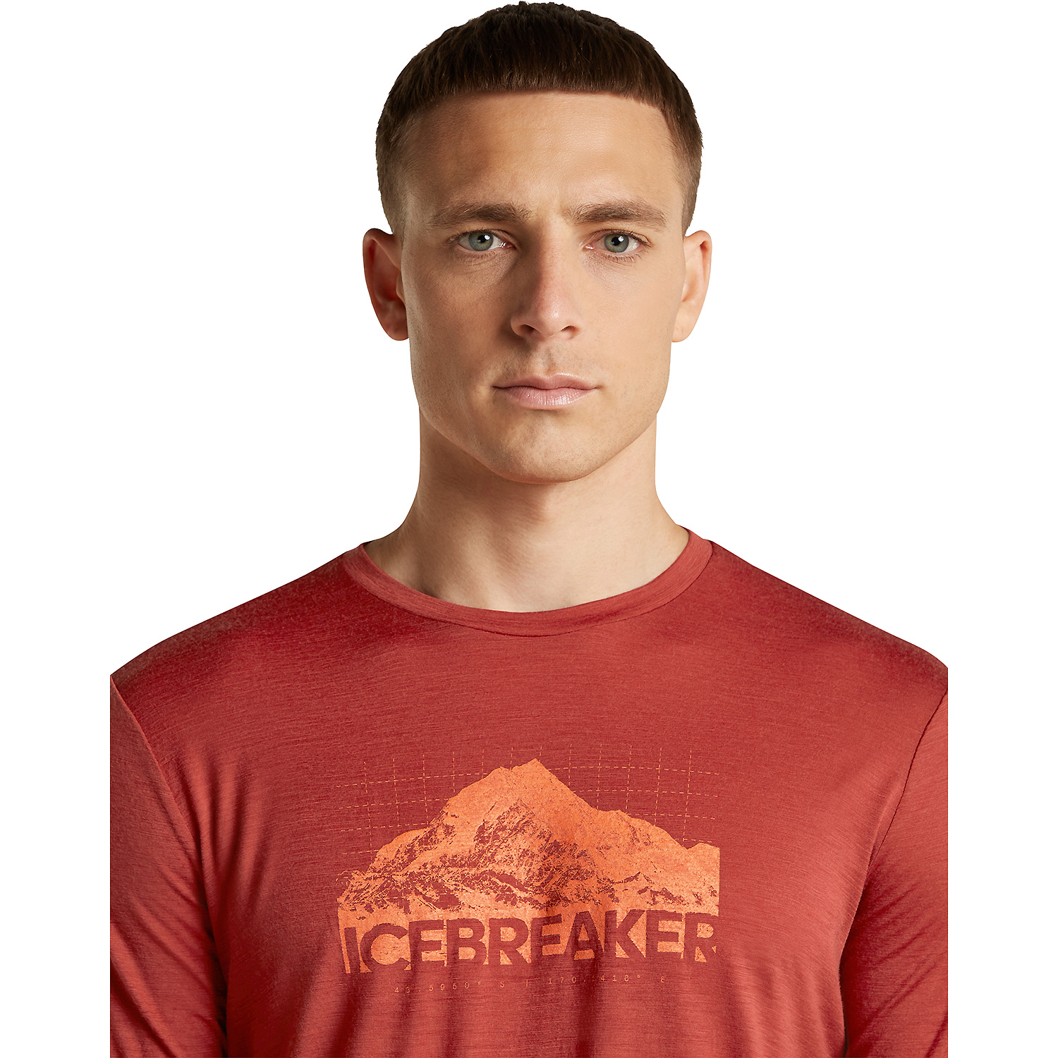 Herren Icebreaker Dunkelorange