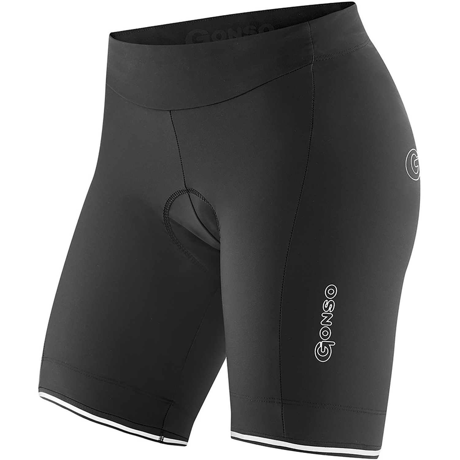Damen Gonso Schwarz He-Rad-Hotpants Billy 900 L Tight
