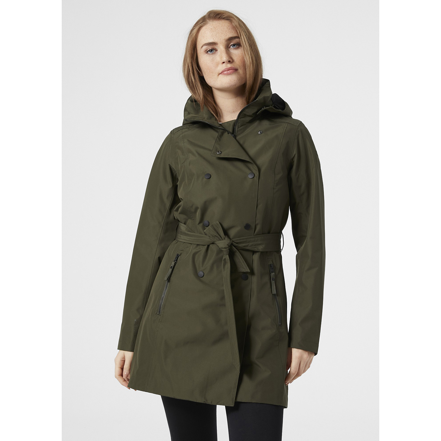Damen Helly Hansen Grün W WELSEY II TRENCH