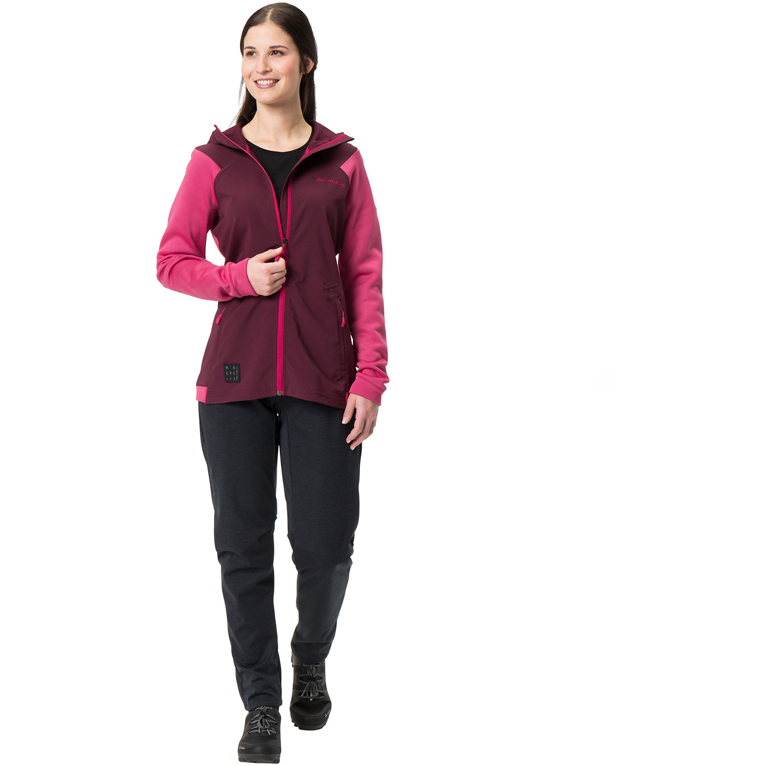 Damen VauDe Rot Wo Tremalzo Hooded Jacket 977 40 Funktionsjacke