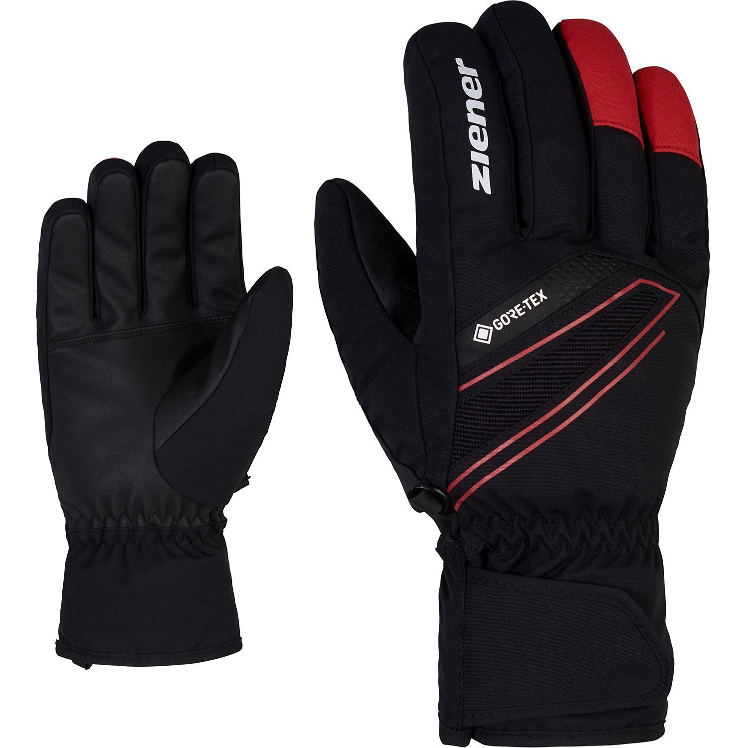 Herren Ziener Rot GUNAR GTX glove ski alpine Handschuh