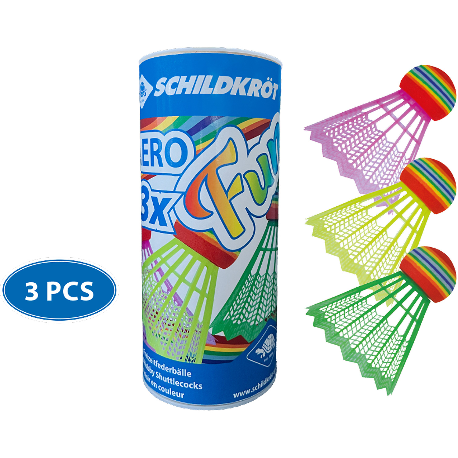 Unisex Schildkröt wie abgebildet SK Badminton Ball AERO FUN, 3er sonst. Badmintonball