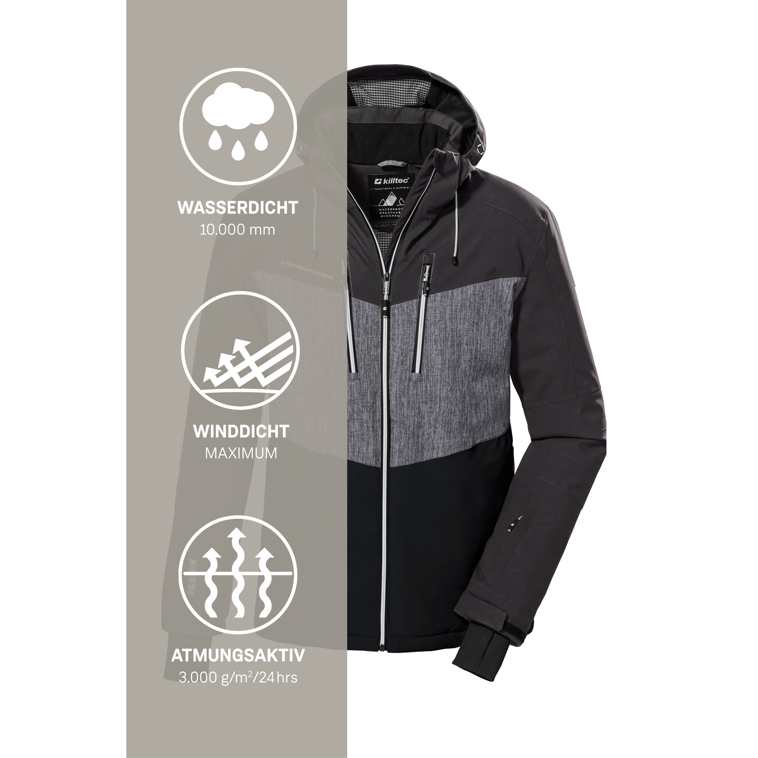 Herren killtec Grau
